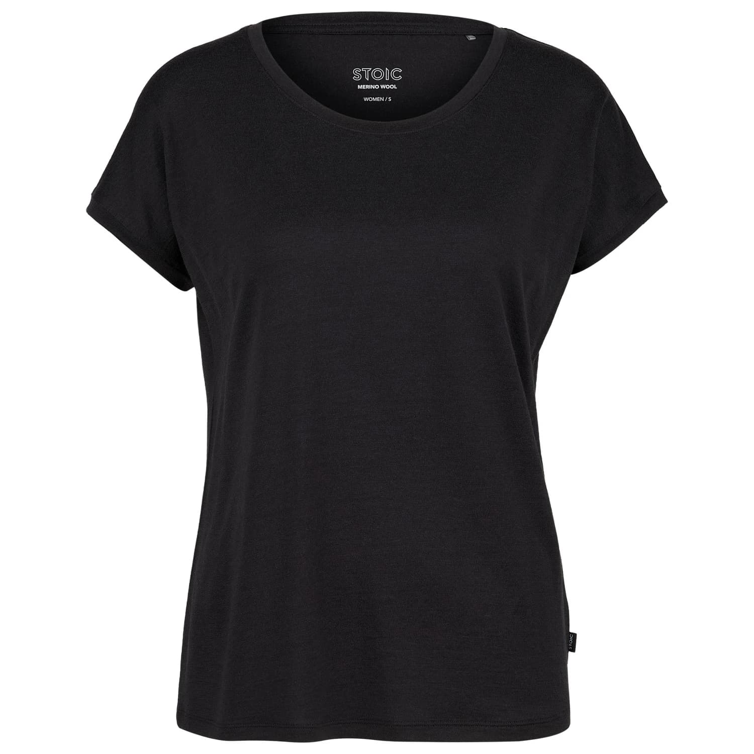 Дамска мериносова блуза Stoic Women's MerinoPure180 HaldenSt. T-Shirt Merino shirt - Black