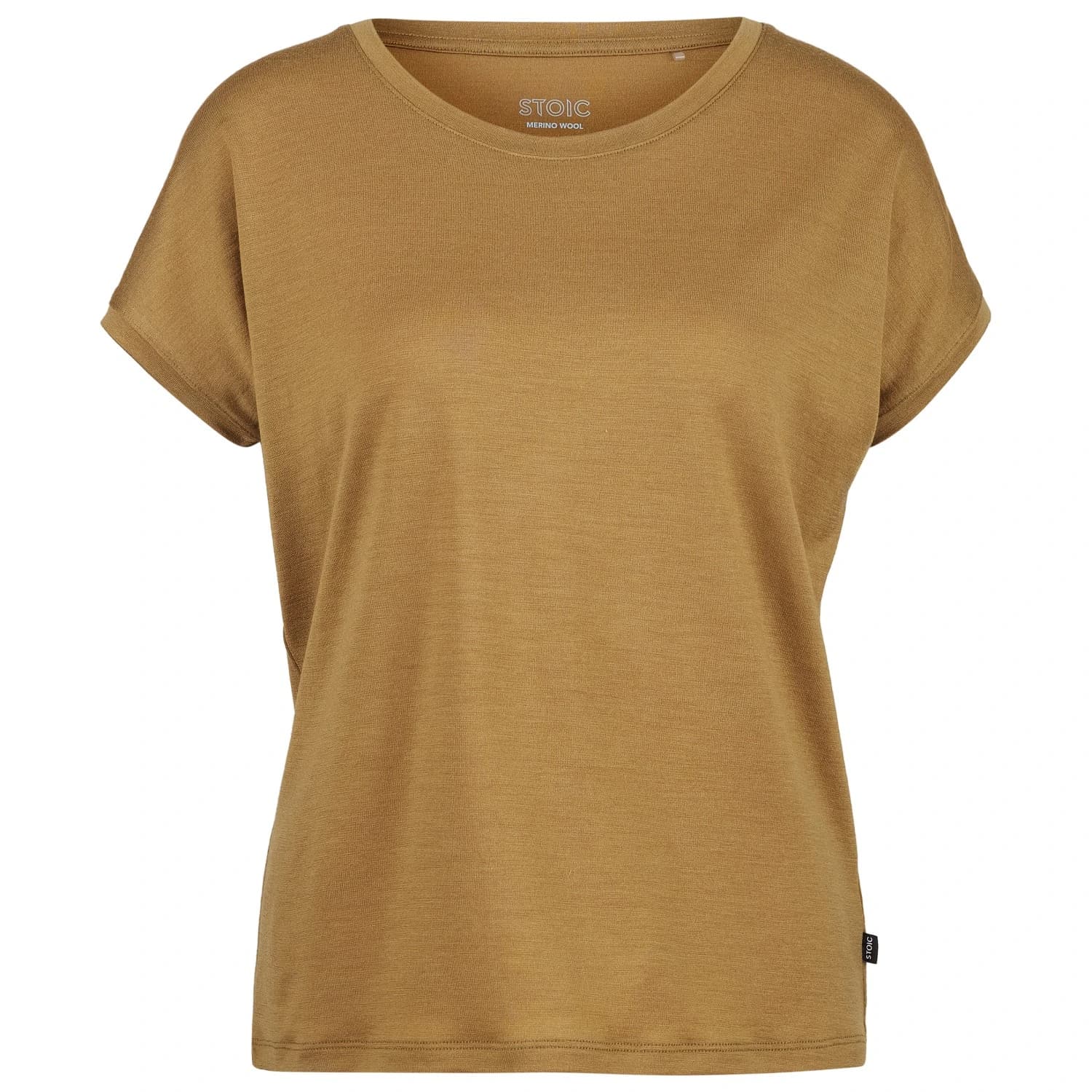 Дамска мериносова блуза Stoic Women's MerinoPure180 HaldenSt. T-Shirt Merino shirt - Butternut Brown