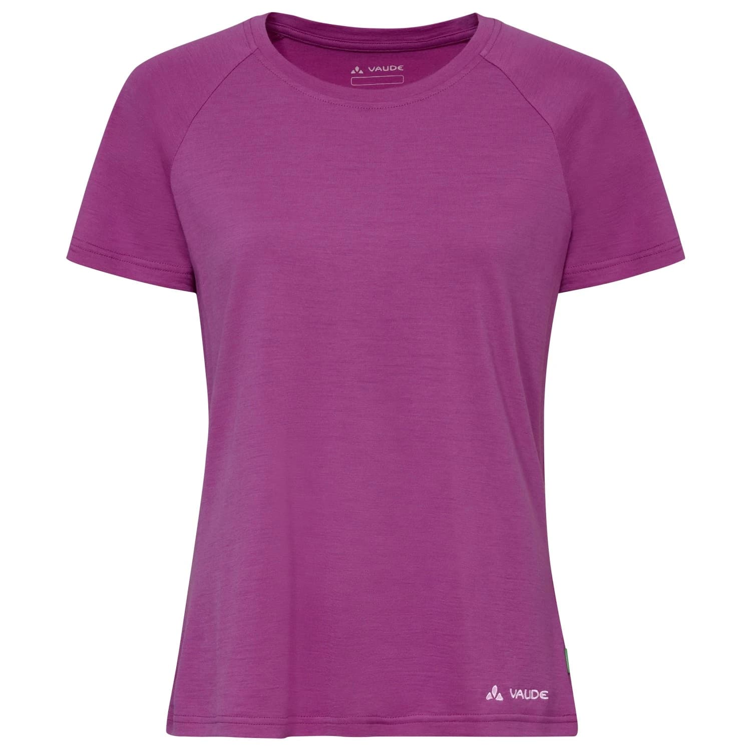 Дамска мериносова блуза Vaude Women's Essential Wool T-Shirt Merino shirt - Magenta