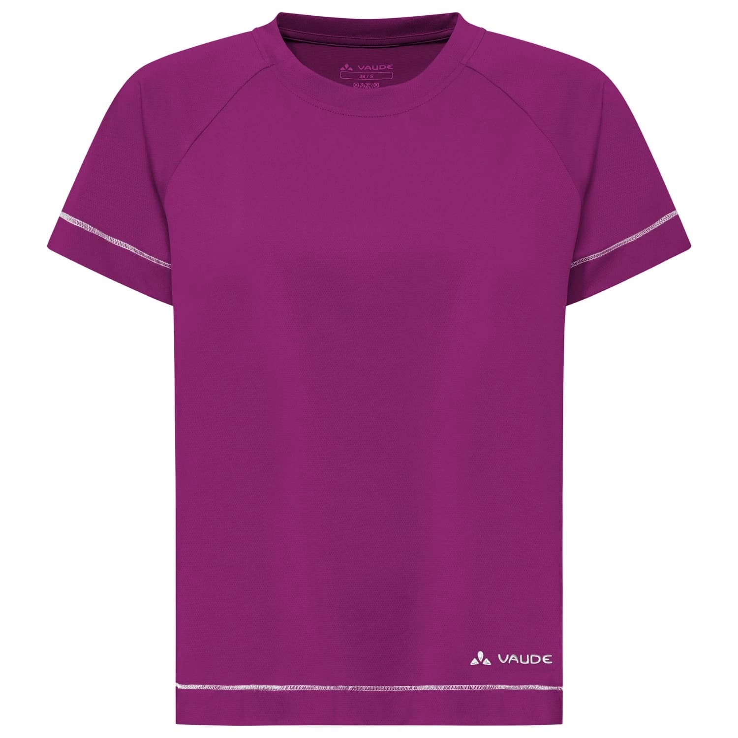 Дамска спортна тениска Vaude Women's Neyland T-Shirt II Sport shirt - Pink Orchid