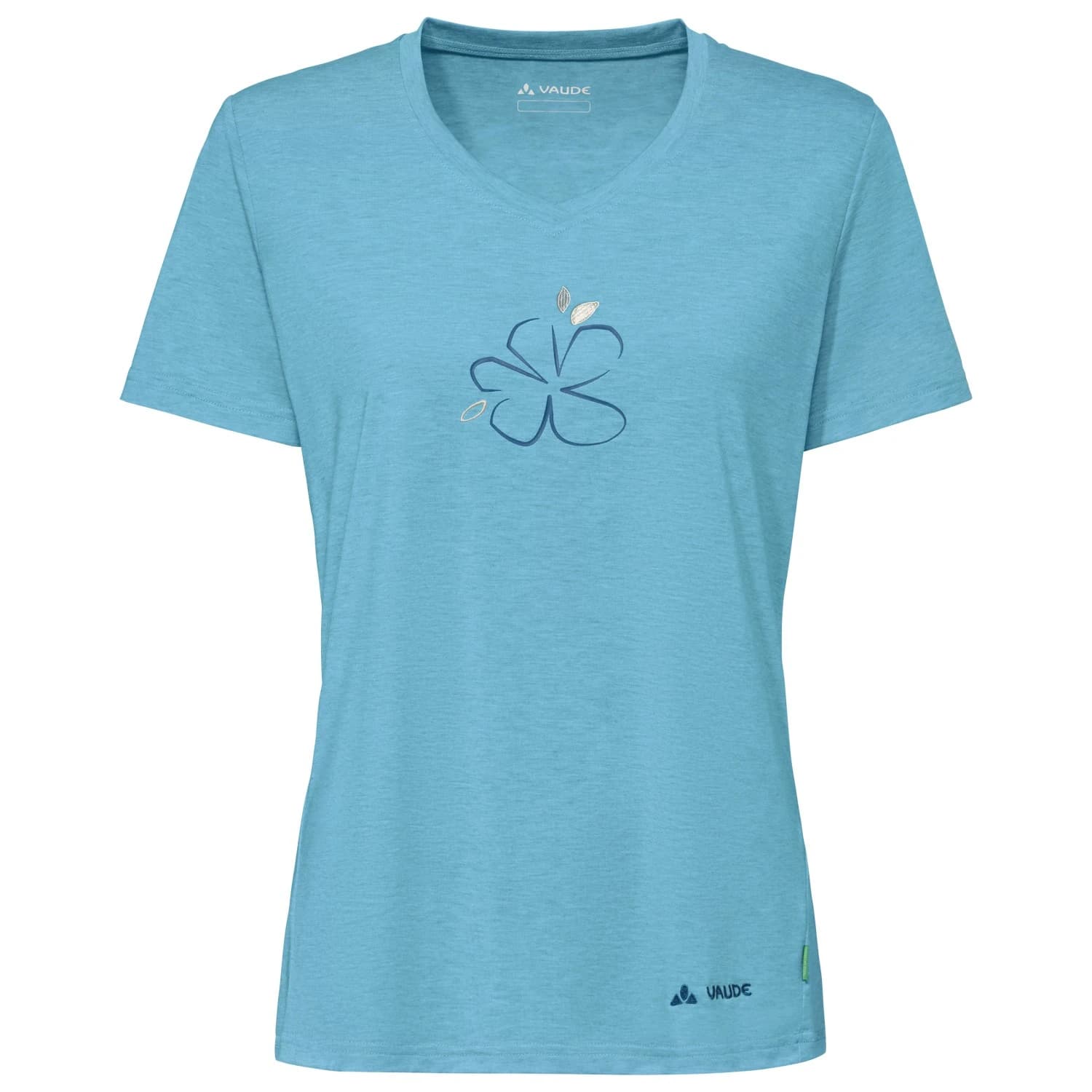 Дамска тениска Vaude Women's Skomer Print T-Shirt III T-shirt - Aqua