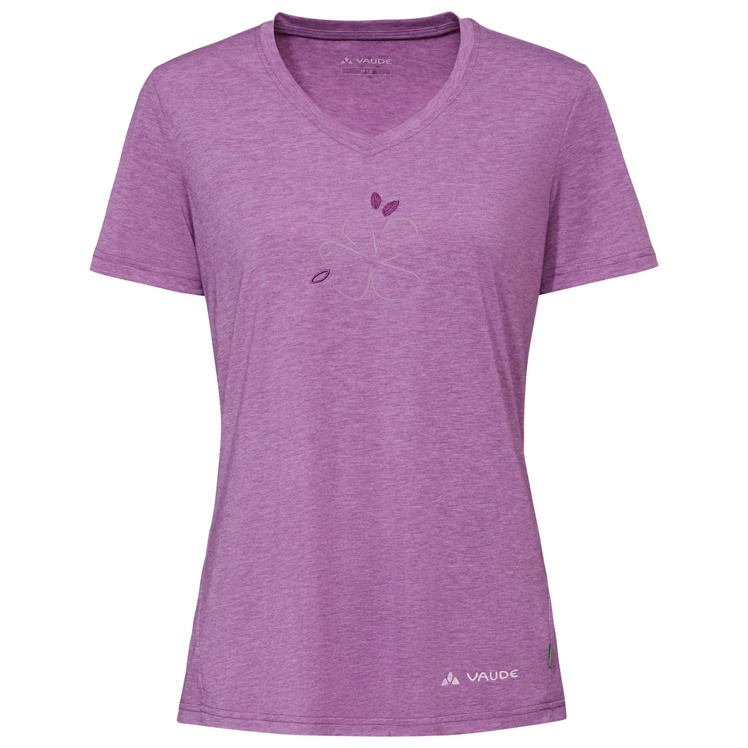 Дамска тениска Vaude Women's Skomer Print T-Shirt III T-shirt - Magenta Uni