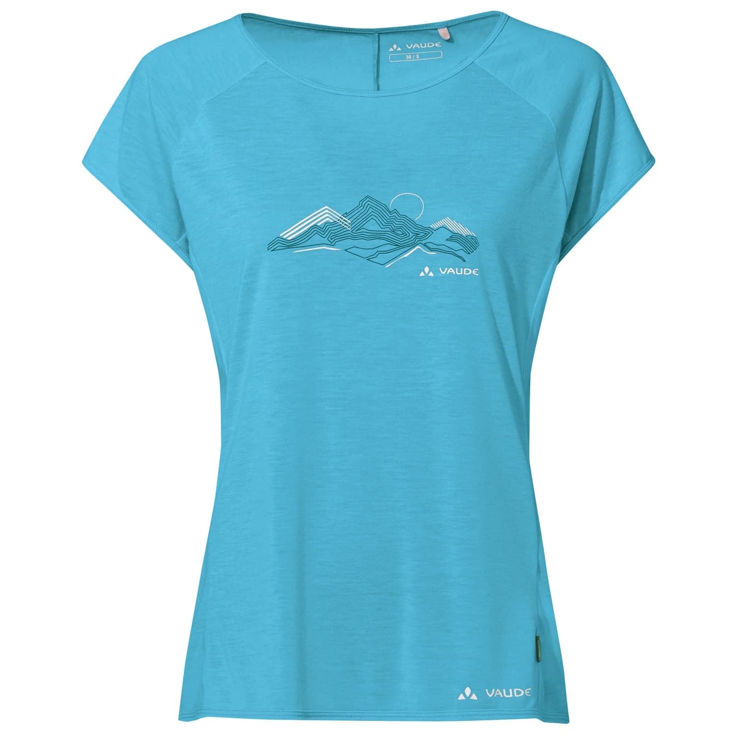 Дамска спортна тениска Vaude Women's Tekoa T-Shirt II Sport shirt - Aqua