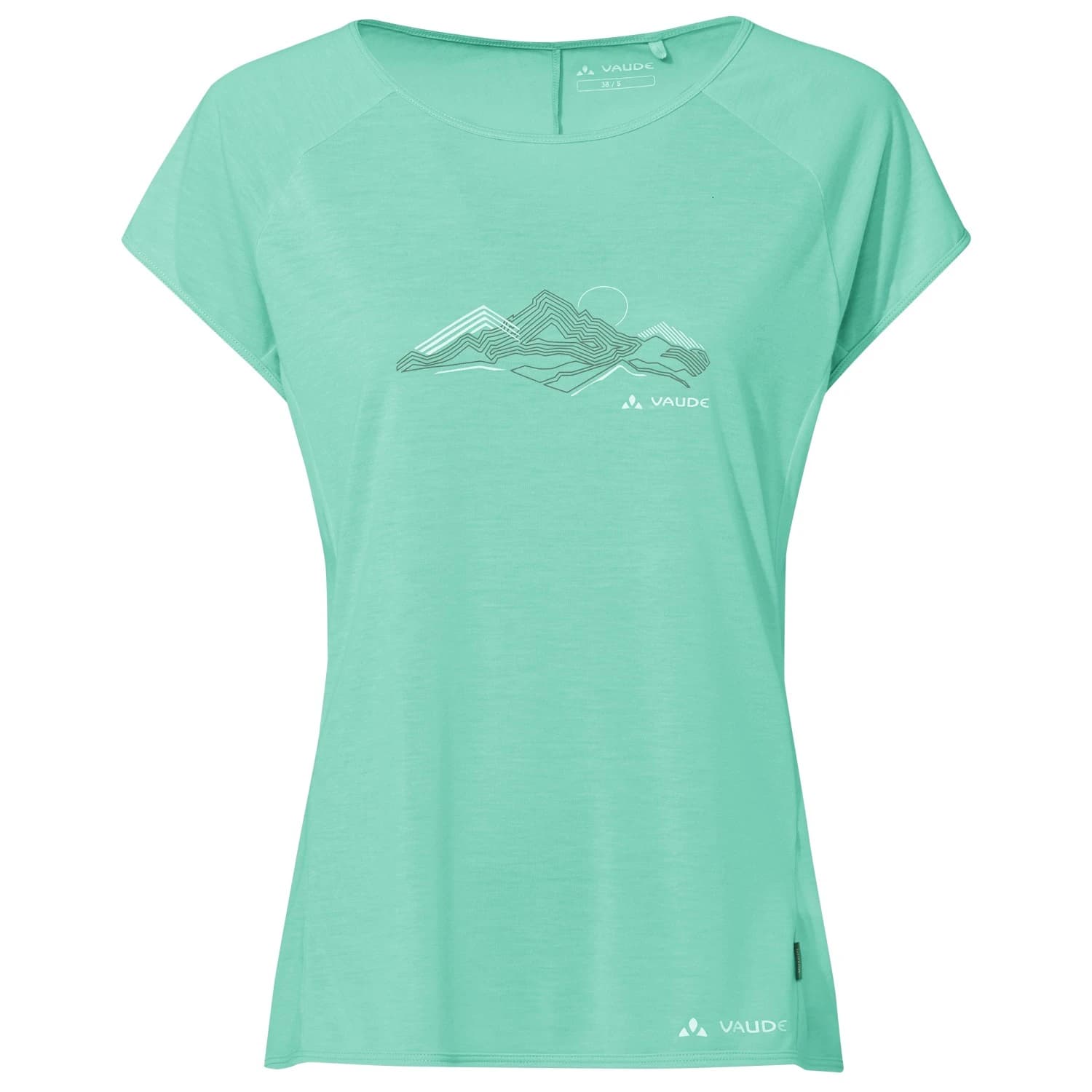 Дамска спортна тениска Vaude Women's Tekoa T-Shirt II Sport shirt - Sage