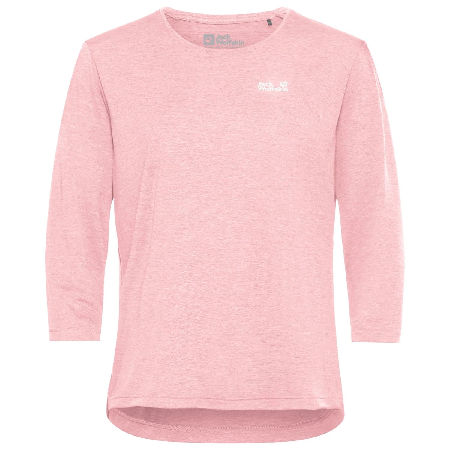 Дамска спортна тениска Jack wolfskin Women's Wildtrail 3/4 Sport shirt - Rosegarden
