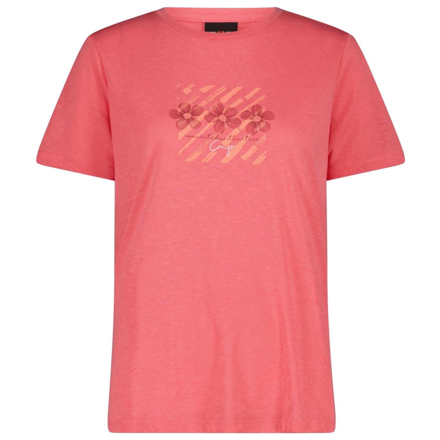 Дамска спортна тениска CMP Women's T-Shirt Sport shirt - Coral Melange