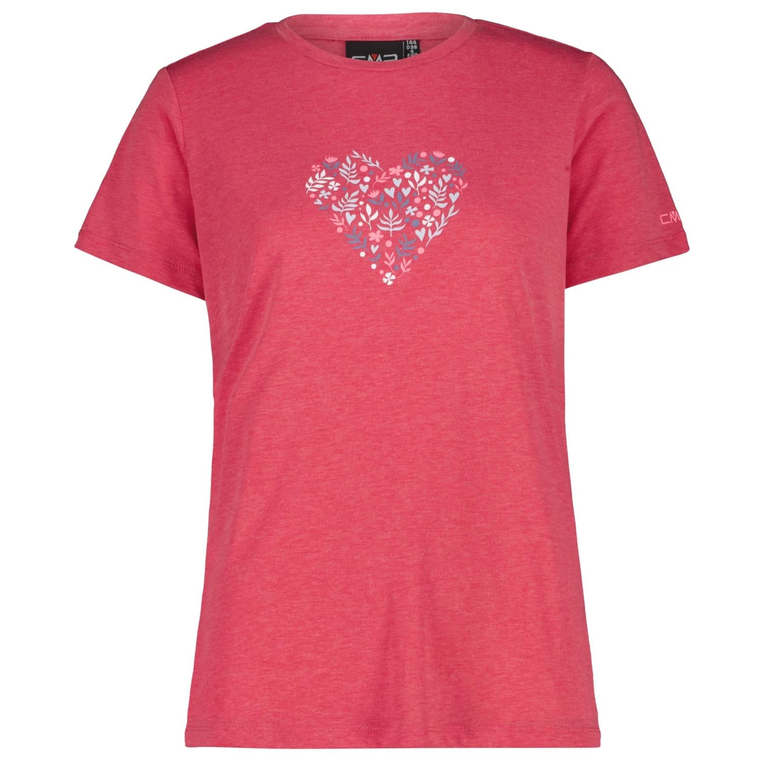 Дамска спортна тениска CMP Women's T-Shirt Sport shirt - Magenta Melange