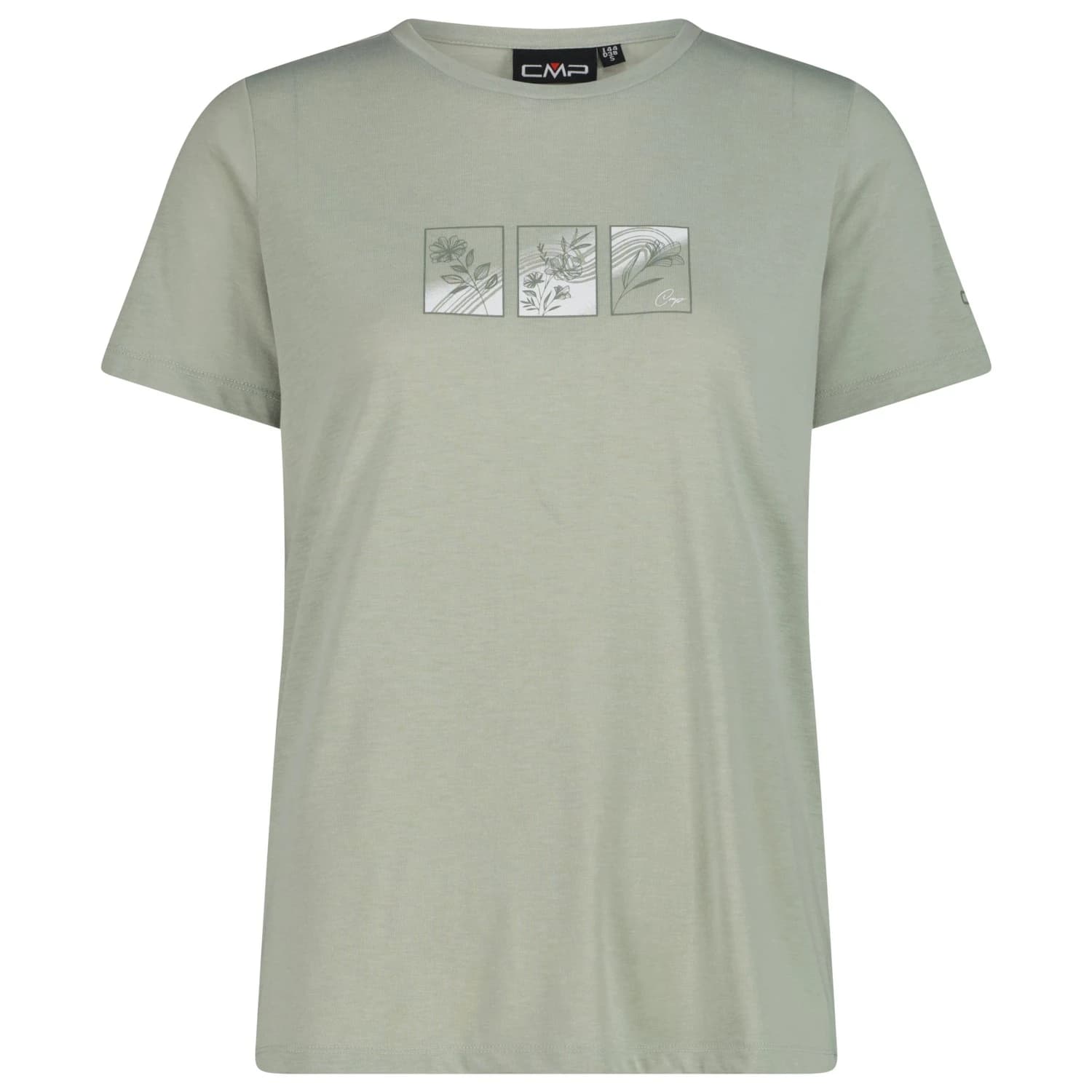 Дамска спортна тениска CMP Women's T-Shirt Sport shirt - Pistacchio Melange