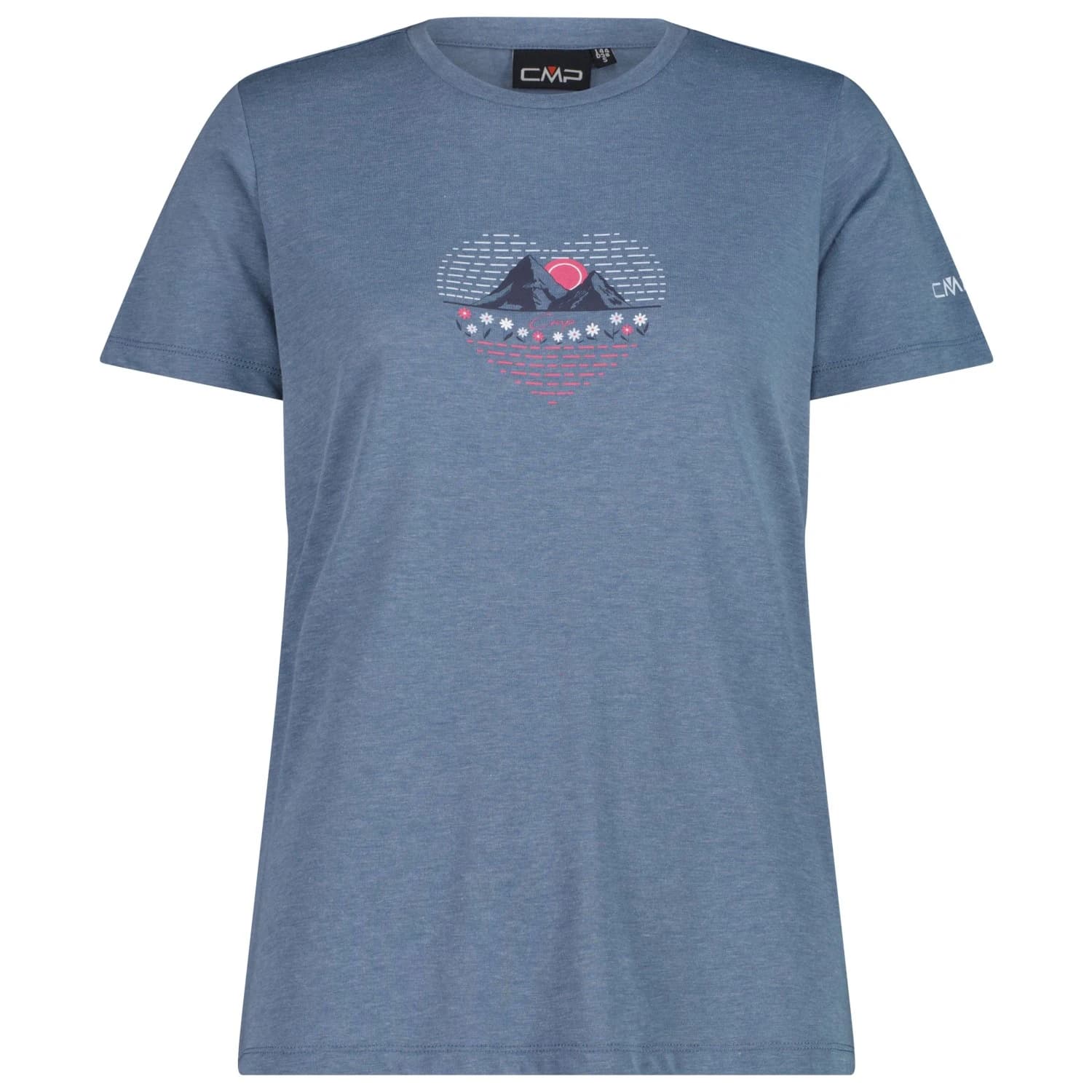 Дамска спортна тениска CMP Women's T-Shirt Sport shirt - Space Melange