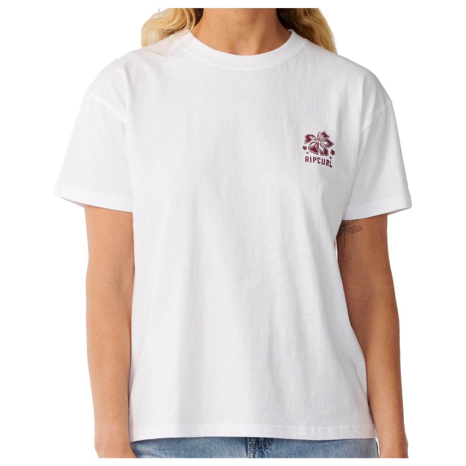 Дамска тениска Rip Curl Women's Surf Puff Party Pack Relaxed T-shirt - White