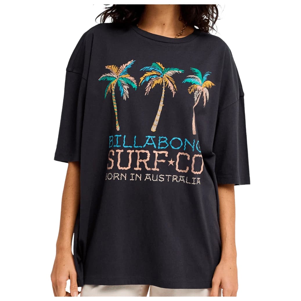 Дамска тениска Billabong Women's Found In Paradise T-shirt - Off Black