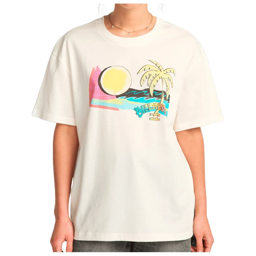 Дамска тениска Billabong Women's Hot Tropics T-shirt - Salt Crystal