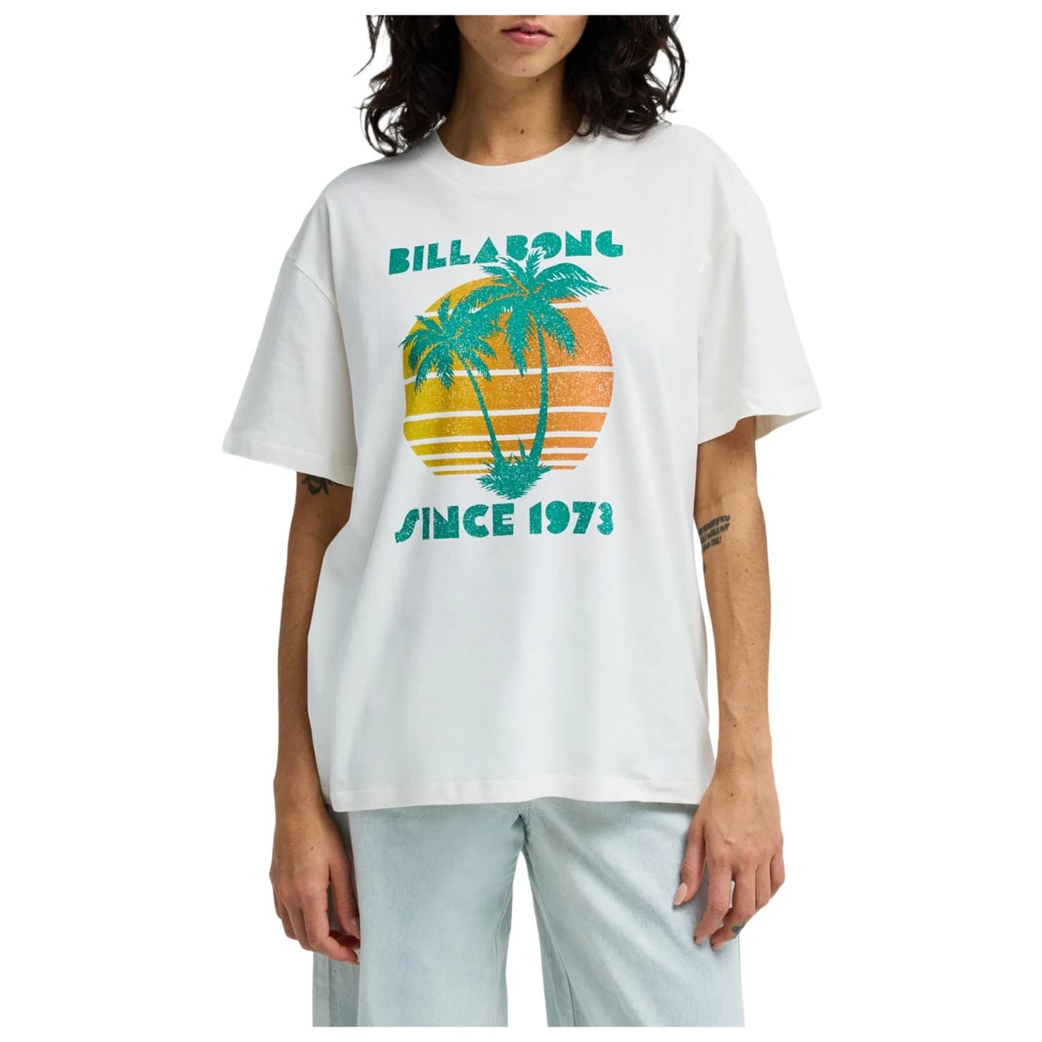 Дамска тениска Billabong Women's My Beach Club T-shirt - Salt Crystal