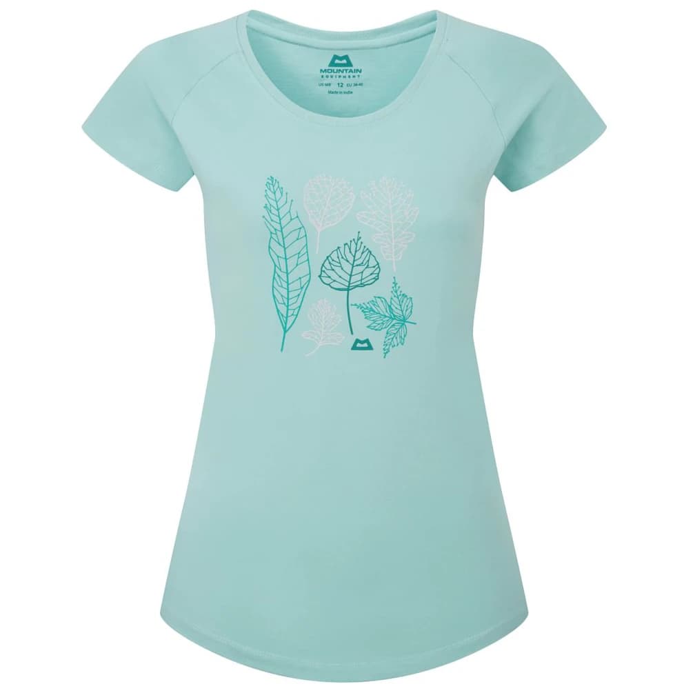 Дамска тениска Mountain Equipment Women's Leaf Tee T-shirt - Aqua