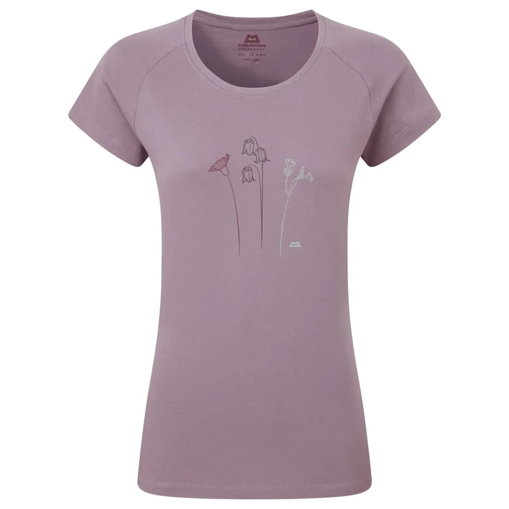 Дамска тениска Mountain equipment Women's Mountain Flower Tee T-shirt - Allium