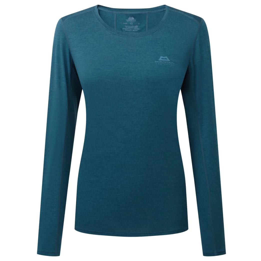 Дамска спортна тениска Mountain equipment Women's Tempi L/S Tee Sport shirt - Majolica Blue