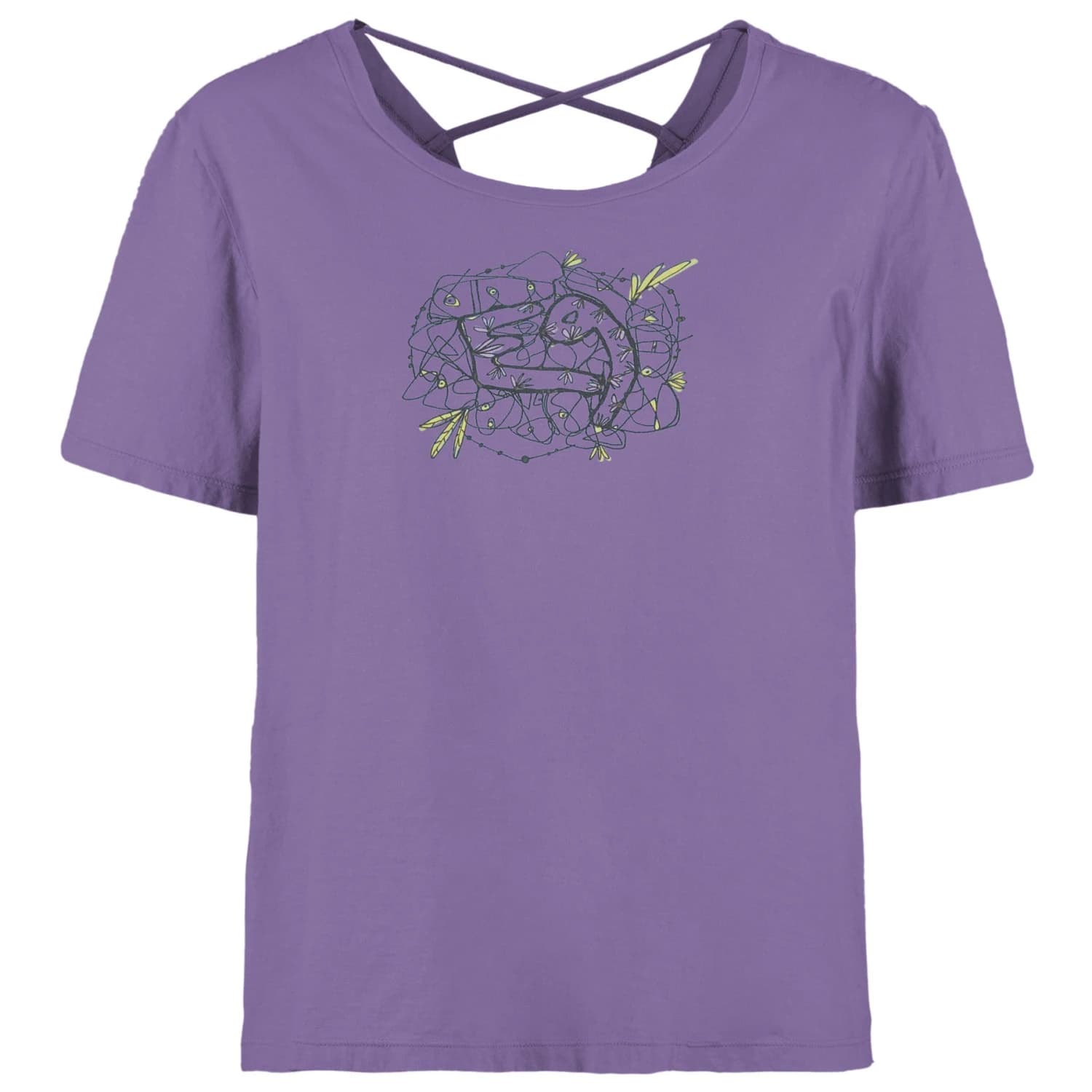 Дамска тениска E9 Women's Dalia T-shirt - Wisteria
