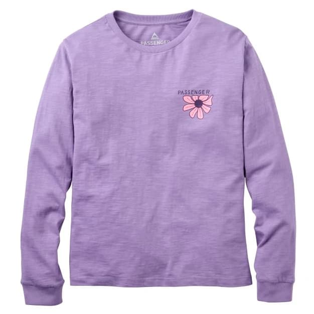 Дамска блуза с дълъг ръкав Passenger Women's Endless Horizons L/S T-Shirt Longsleeve - Purple Haze