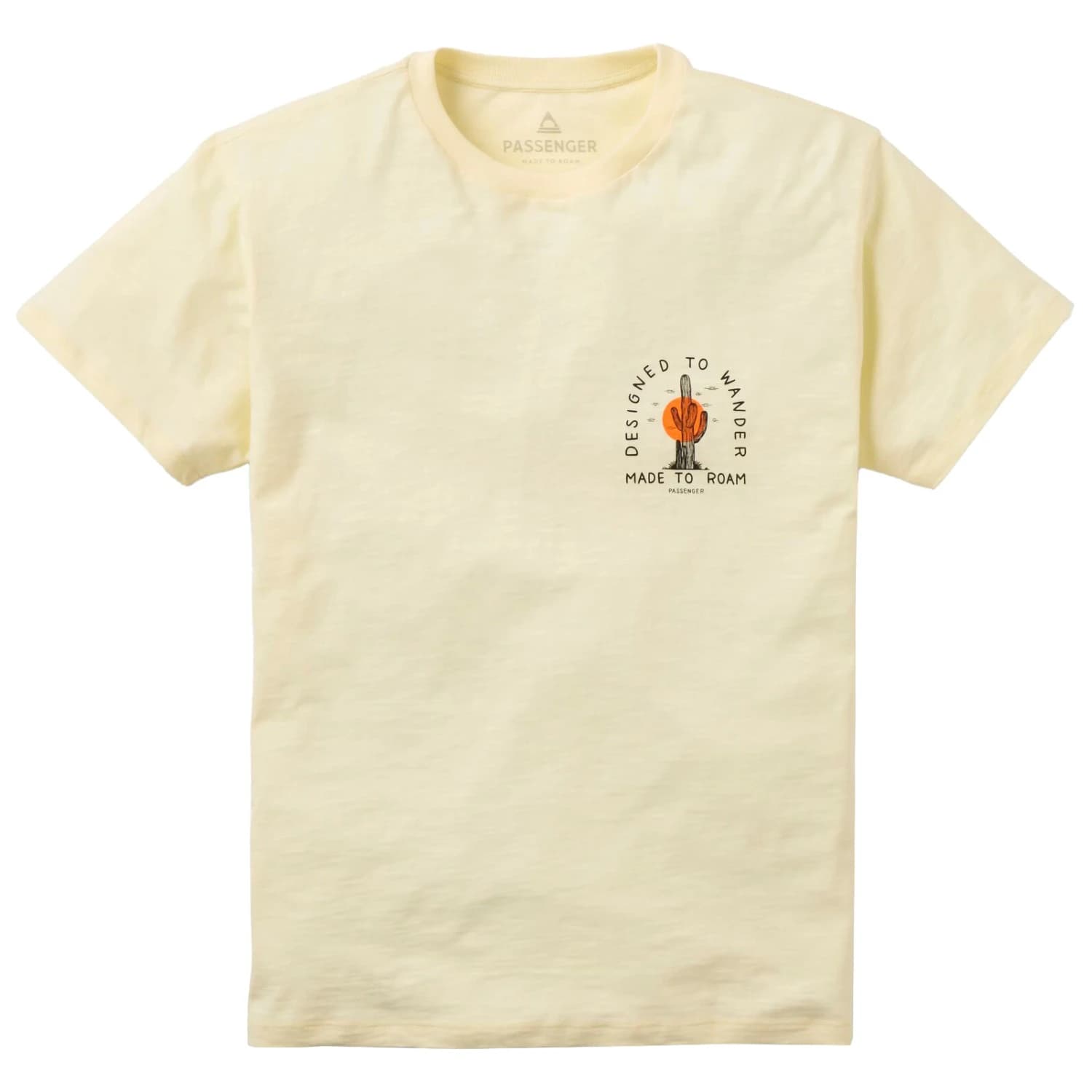 Дамска тениска Passenger Women's Explore T-Shirt - Pale Yellow