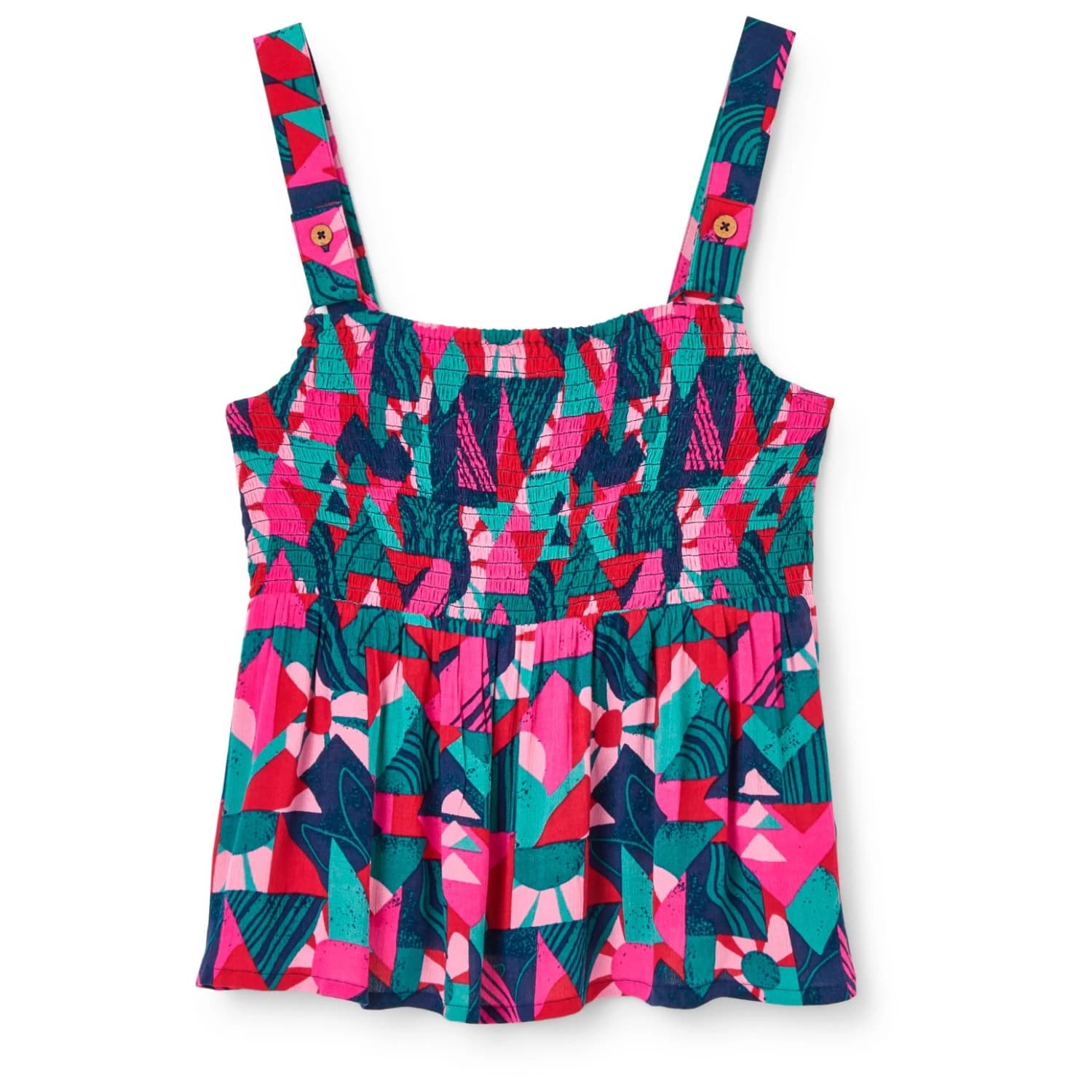 Дамски топ Passenger Women's Soleis Woven Cami Top - Sun Patch Rich Navy