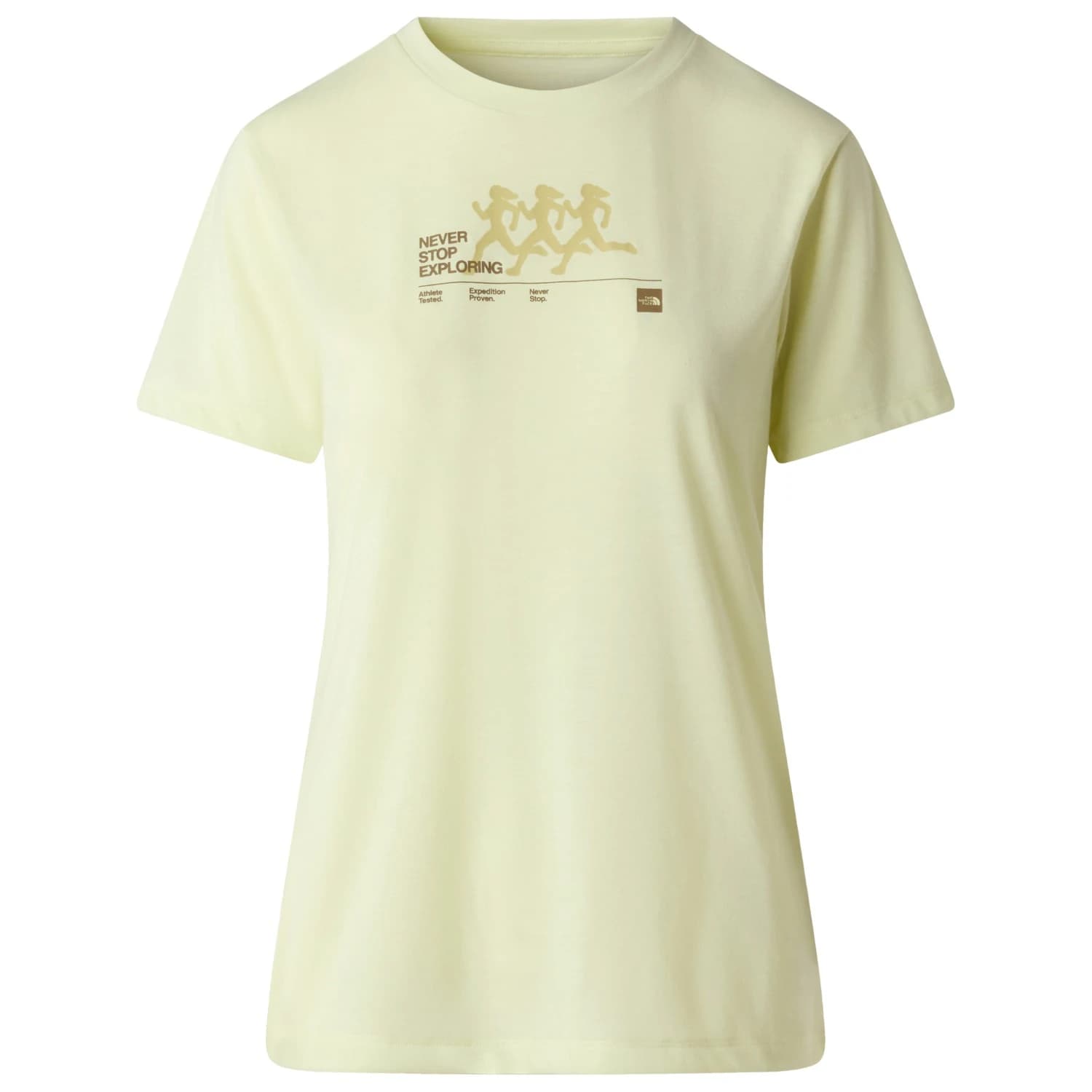 Дамска спортна тениска The North Face Women's Bitmap Silhouette Short Sleeves Tee Sport shirt - Lemon Mist