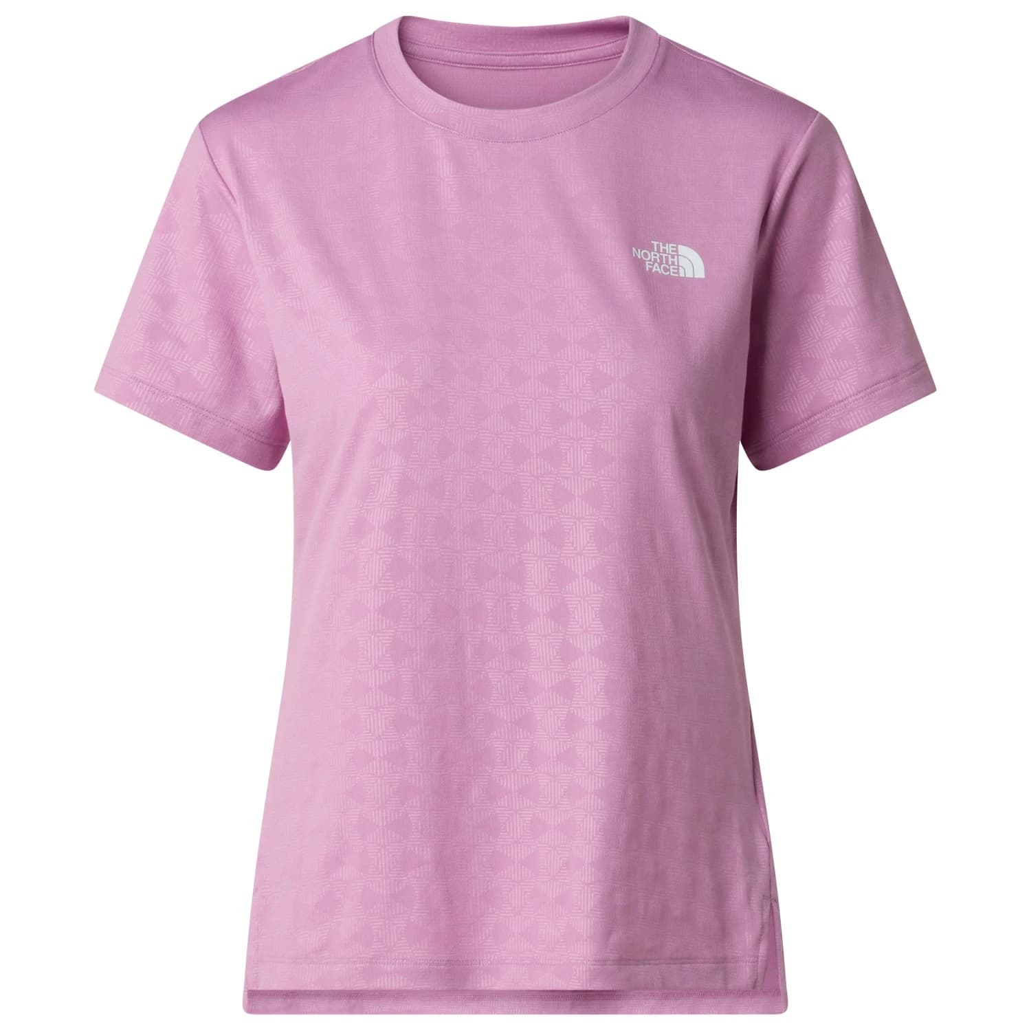 Дамска спортна тениска The north face Women's Flex Geo Embossed Short Sleeve Tee Sport shirt - Hushed Lavender