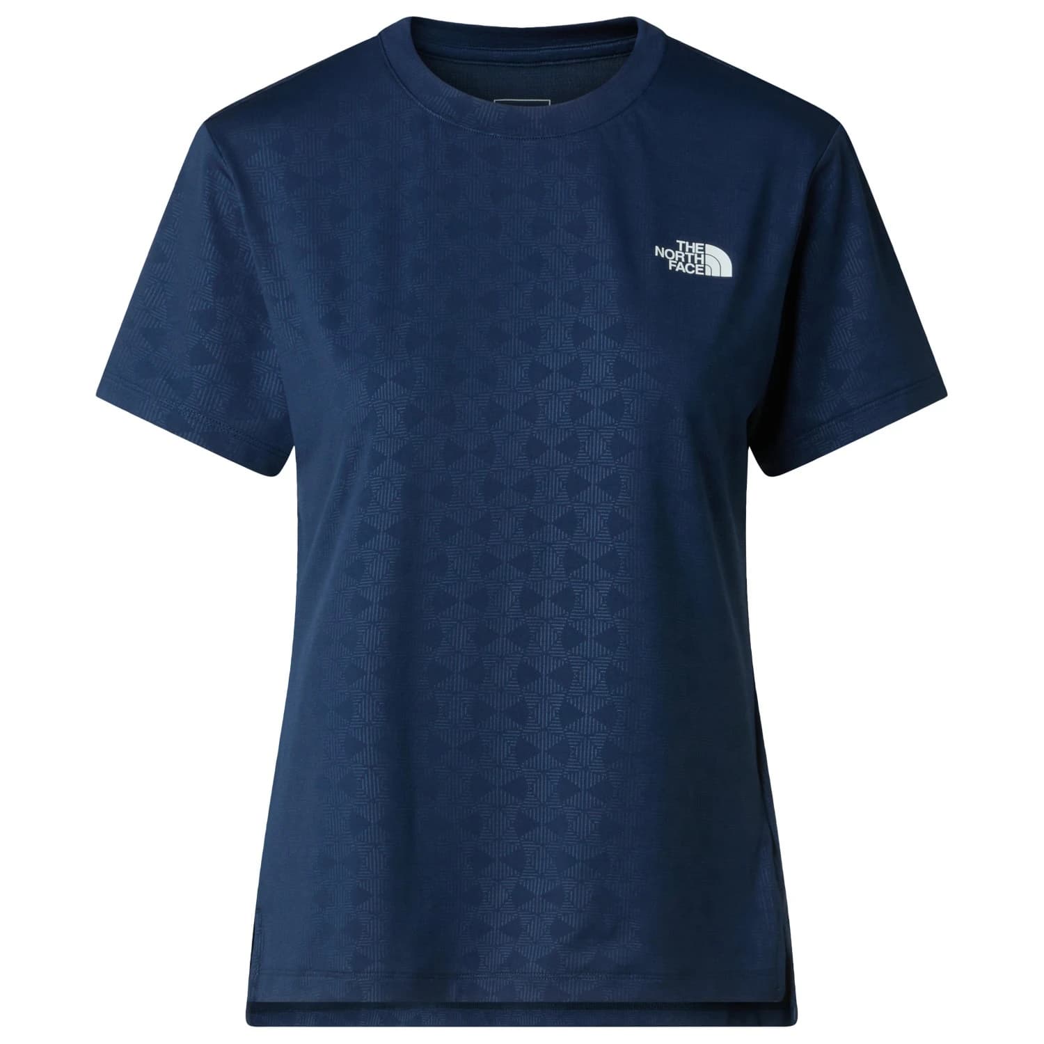 Дамска спортна тениска The North Face Women's Flex Geo Embossed Short Sleeve Tee Sport shirt - Summit Navy