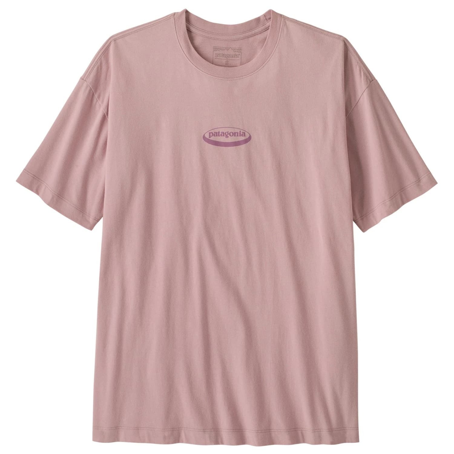 Дамска тениска Patagonia Women's 95 Oval Logo Oversized T-Shirt - Quiet Violet