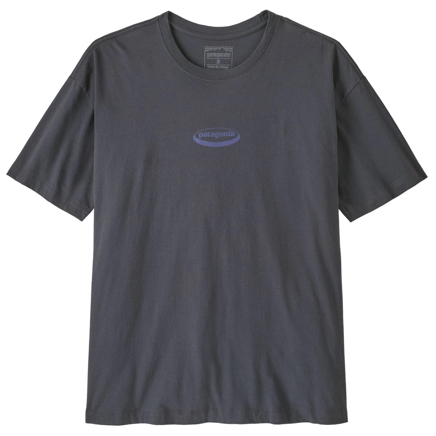 Дамска тениска Patagonia Women's 95 Oval Logo Oversized T-Shirt - Smolder Blue
