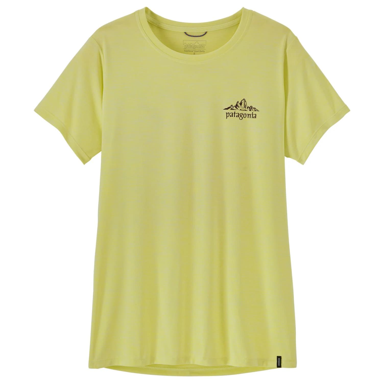 Дамска спортна тениска Patagonia Women's Cap Cool Daily Shirt Cloud Crag Sport shirt - Vellum Green