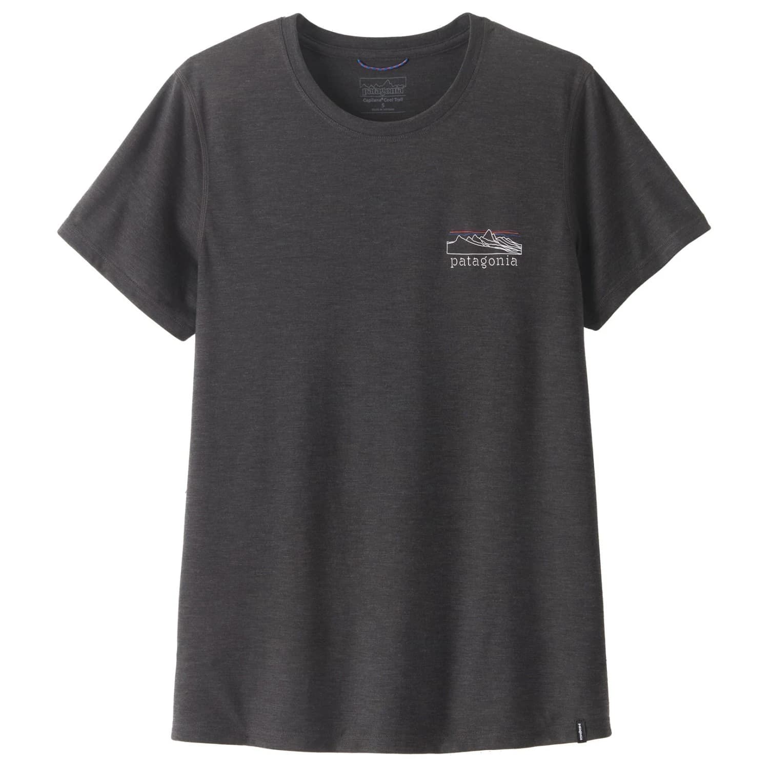 Дамска спортна тениска Patagonia Women's Cap Cool Trail Shirt Stratapeaks Sport shirt - Ink Black