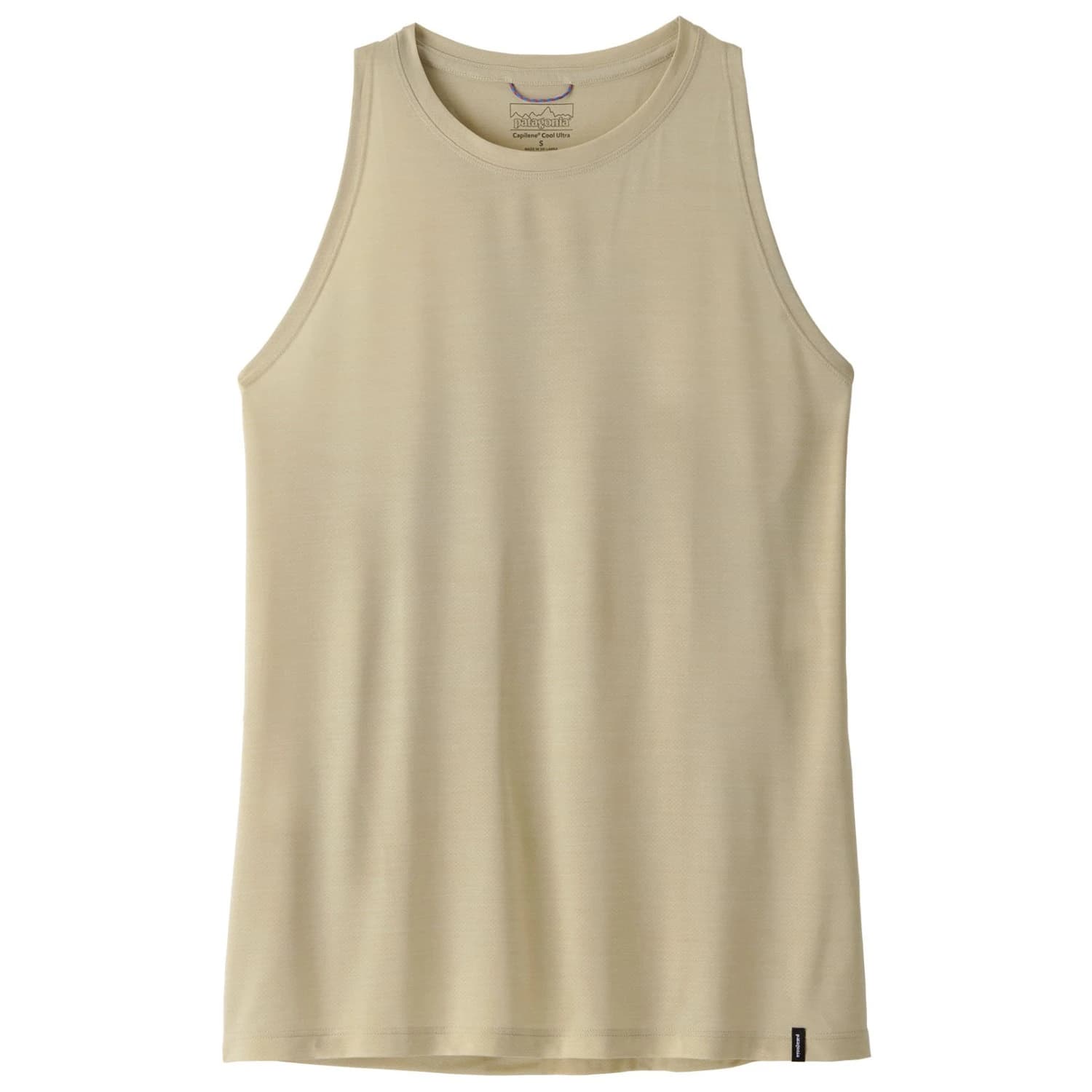 Дамска спортна тениска Patagonia Women's Cap Cool Ultra Tank Sport shirt - Pumice / Dyno White X-Dye