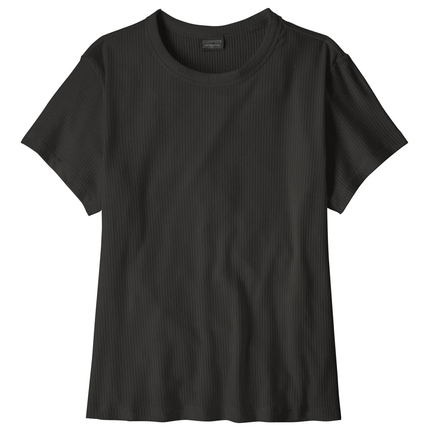 Дамска тениска Patagonia Women's Rib Knit Top T-shirt - Black