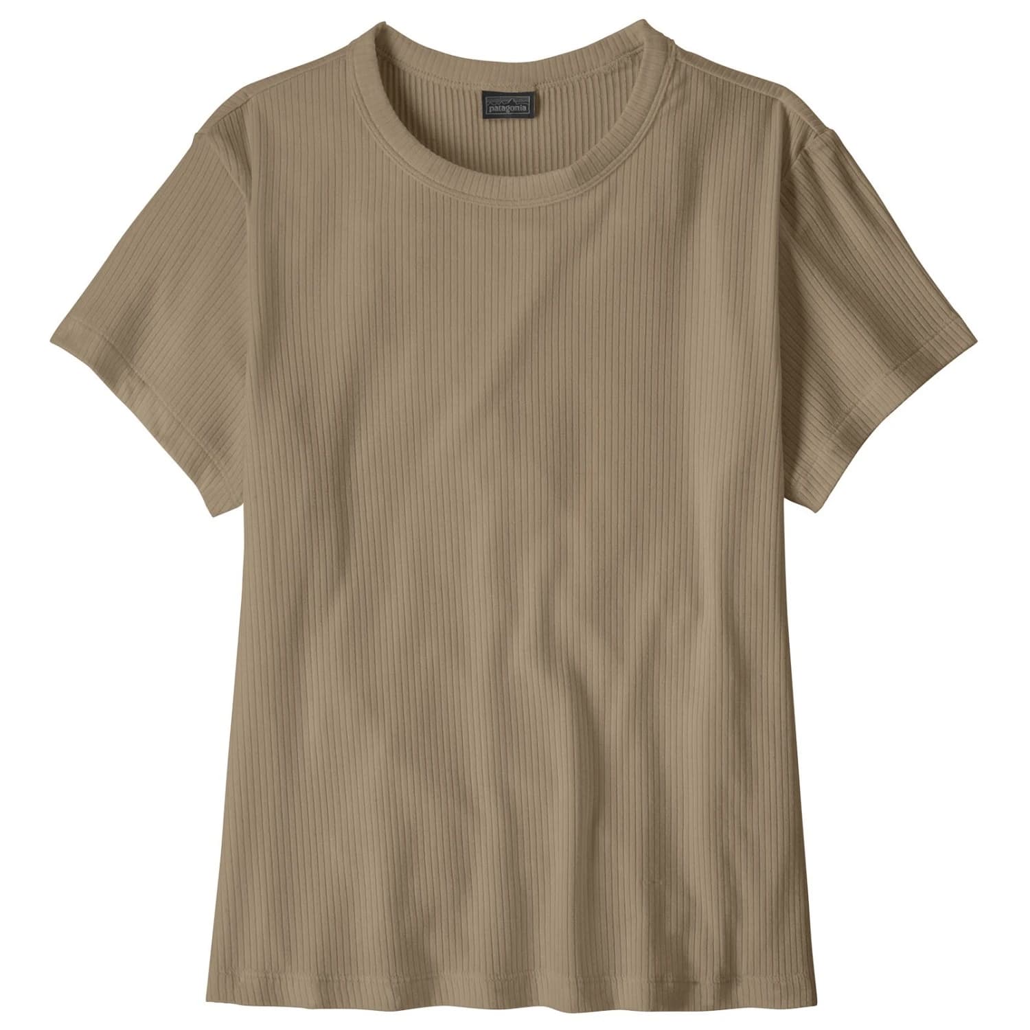 Дамска тениска Patagonia Women's Rib Knit Top T-shirt - Seabird Grey