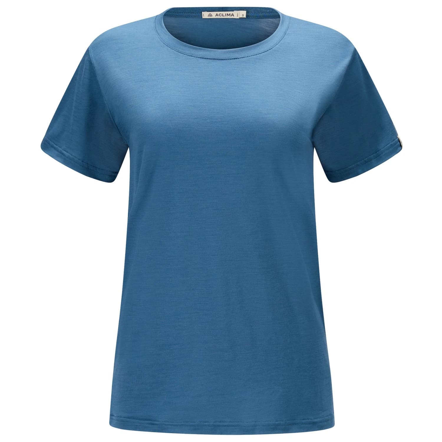 Дамска мериносова блуза Aclima Women's Lightwool Classic Tee Merino shirt - Blue Fusion