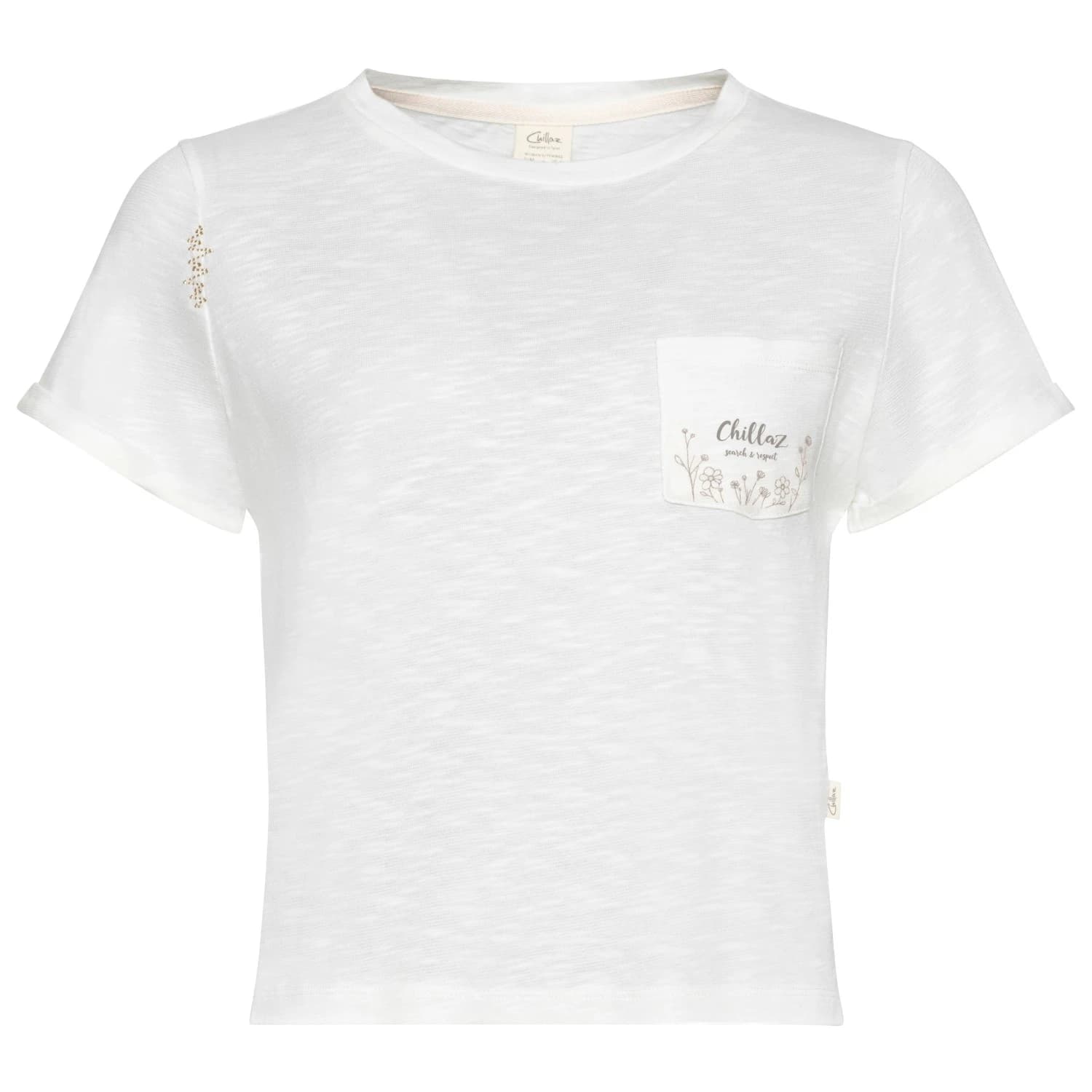 Дамска тениска Chillaz Women's Grosetto Search & Respect T-shirt - Creme