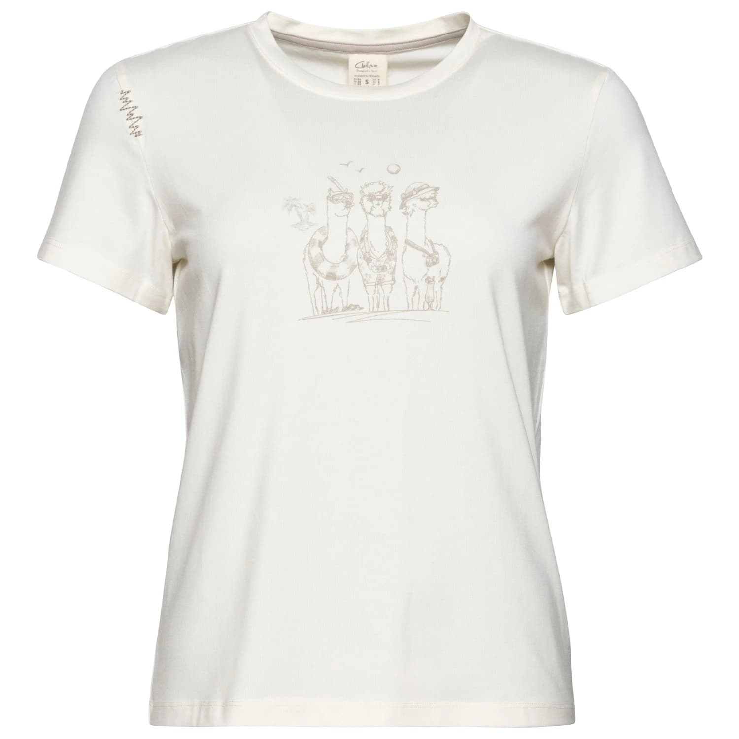 Дамска тениска Chillaz Women's Iseo Alpaca Gang T-shirt - Creme