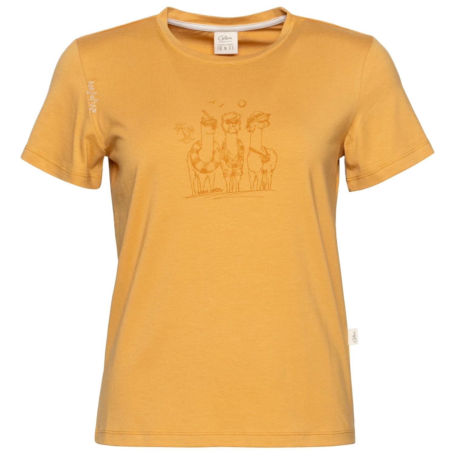 Дамска тениска Chillaz Women's Iseo Alpaca Gang T-shirt - Ochre
