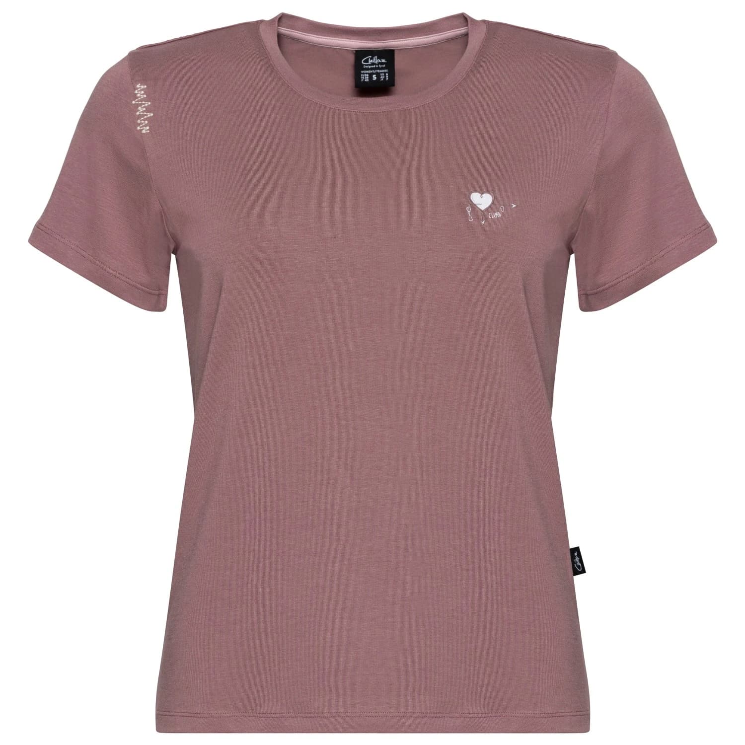 Дамска тениска Chillaz Women's Iseo Heartbeat To Climb T-shirt - Wine