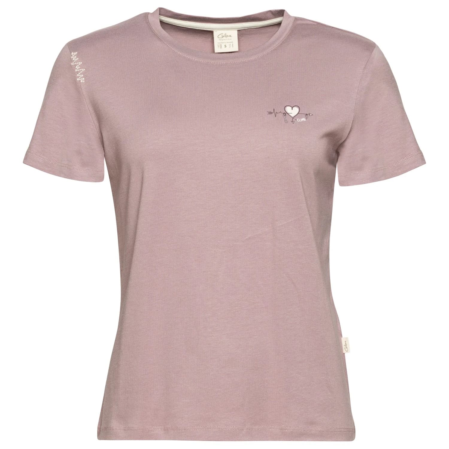 Дамска тениска Chillaz Women's Iseo Heartbeat To Climb T-shirt - Mauve