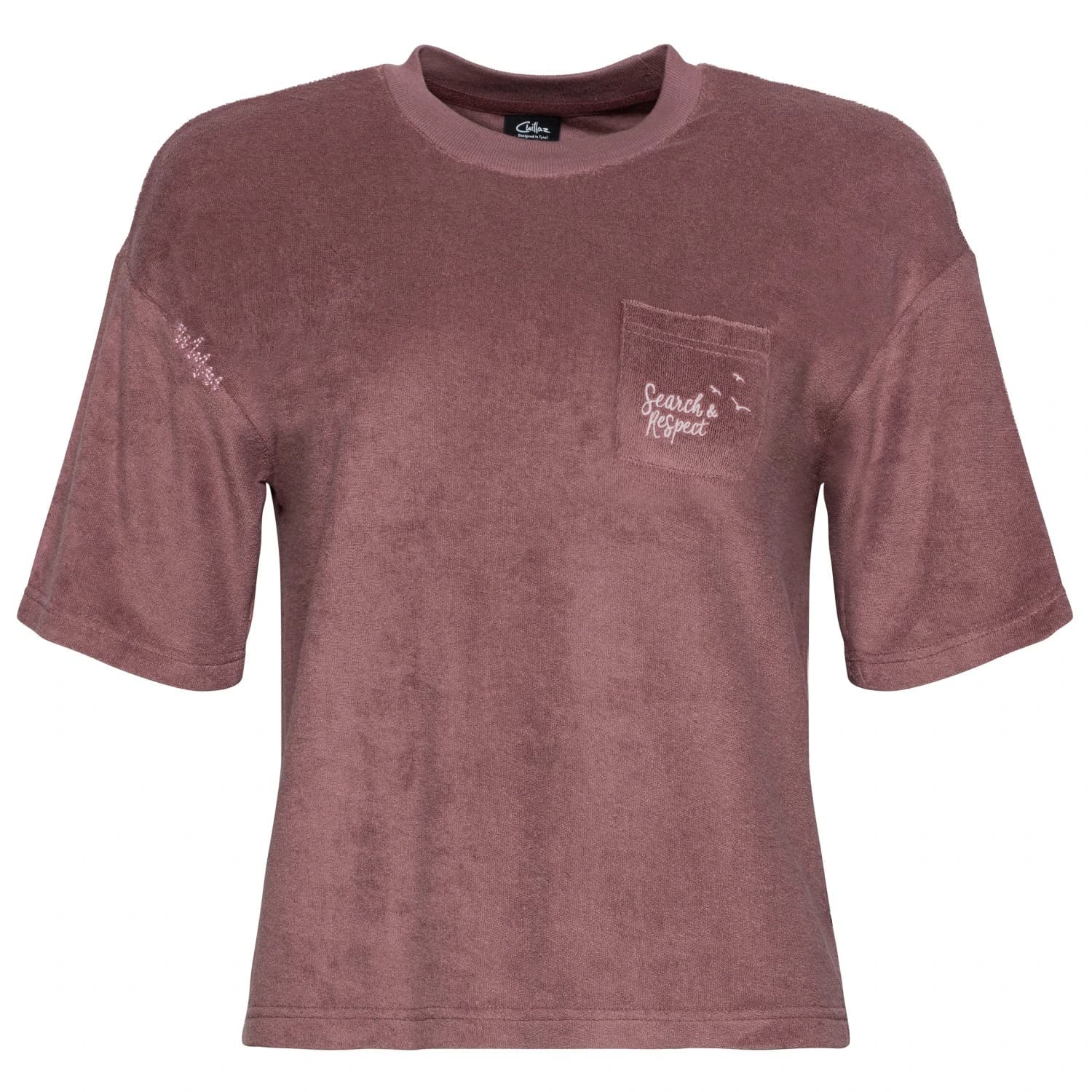 Дамска тениска Chillaz Women's Marseille Search & Respect T-shirt - Wine