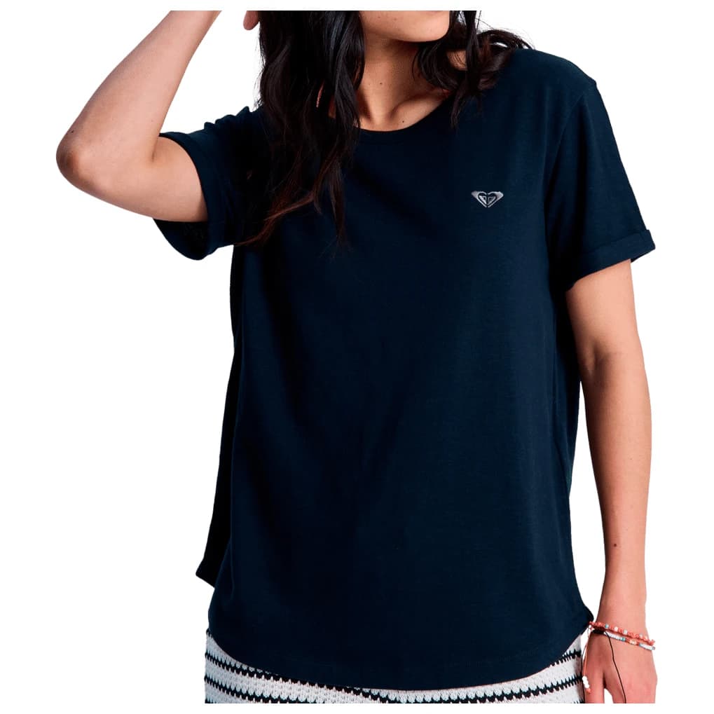 Дамска тениска Roxy Women's Oceanwave Regular Emby T-shirt - Anthracite
