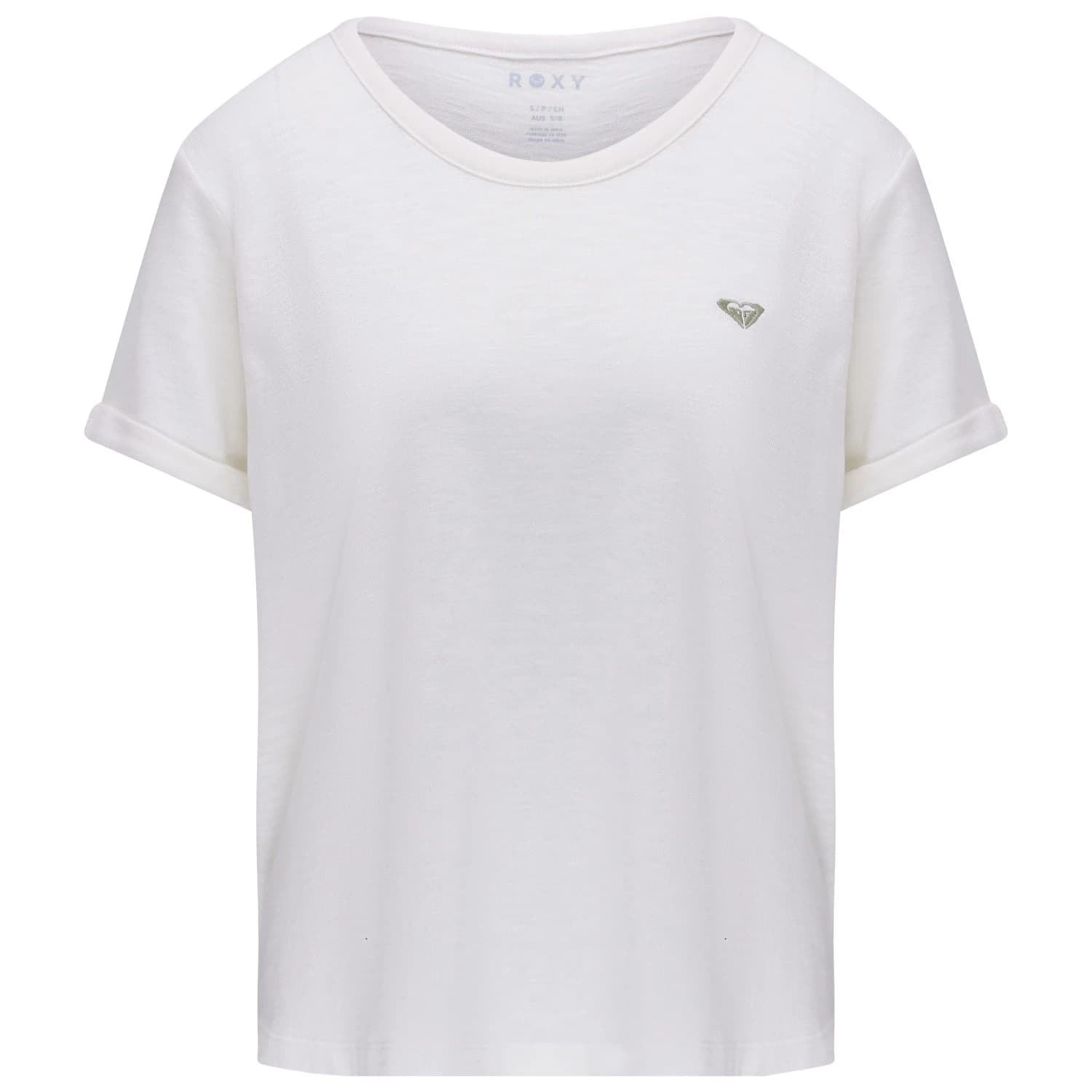 Дамска тениска Roxy Women's Oceanwave Regular Emby T-shirt - Egret