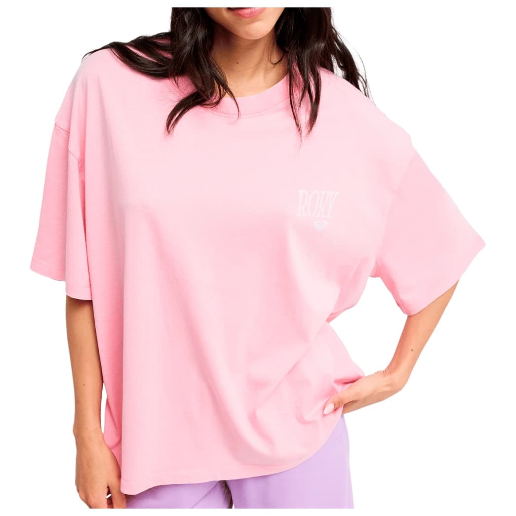 Дамска тениска Roxy Women's Talloversize Washed T-shirt - Plumeria