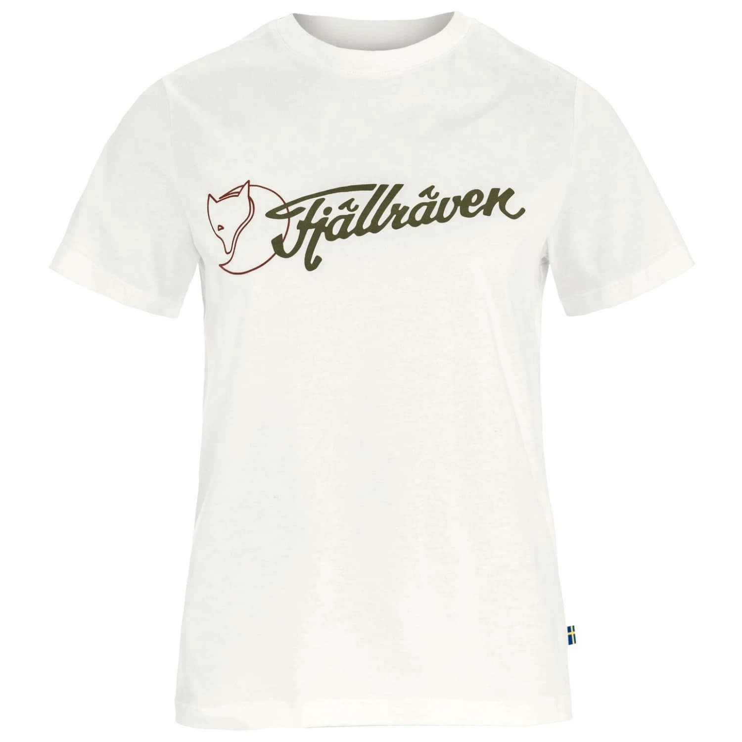 Дамска тениска Fjällräven Women's Archive Logo T-Shirt - Eggshell
