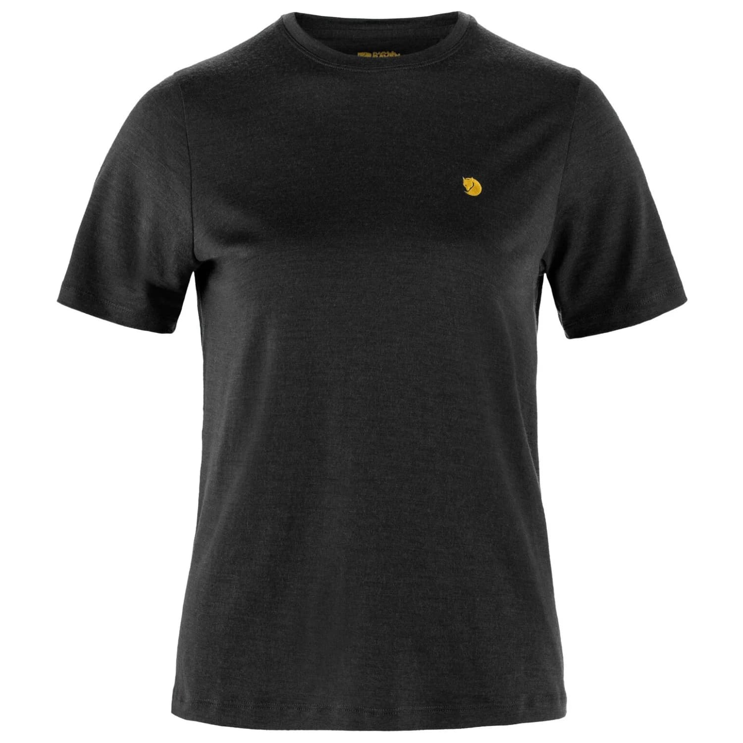 Дамска мериносова блуза Fjällräven Women's Bergtagen Merino 190 S/S Merino shirt - Black
