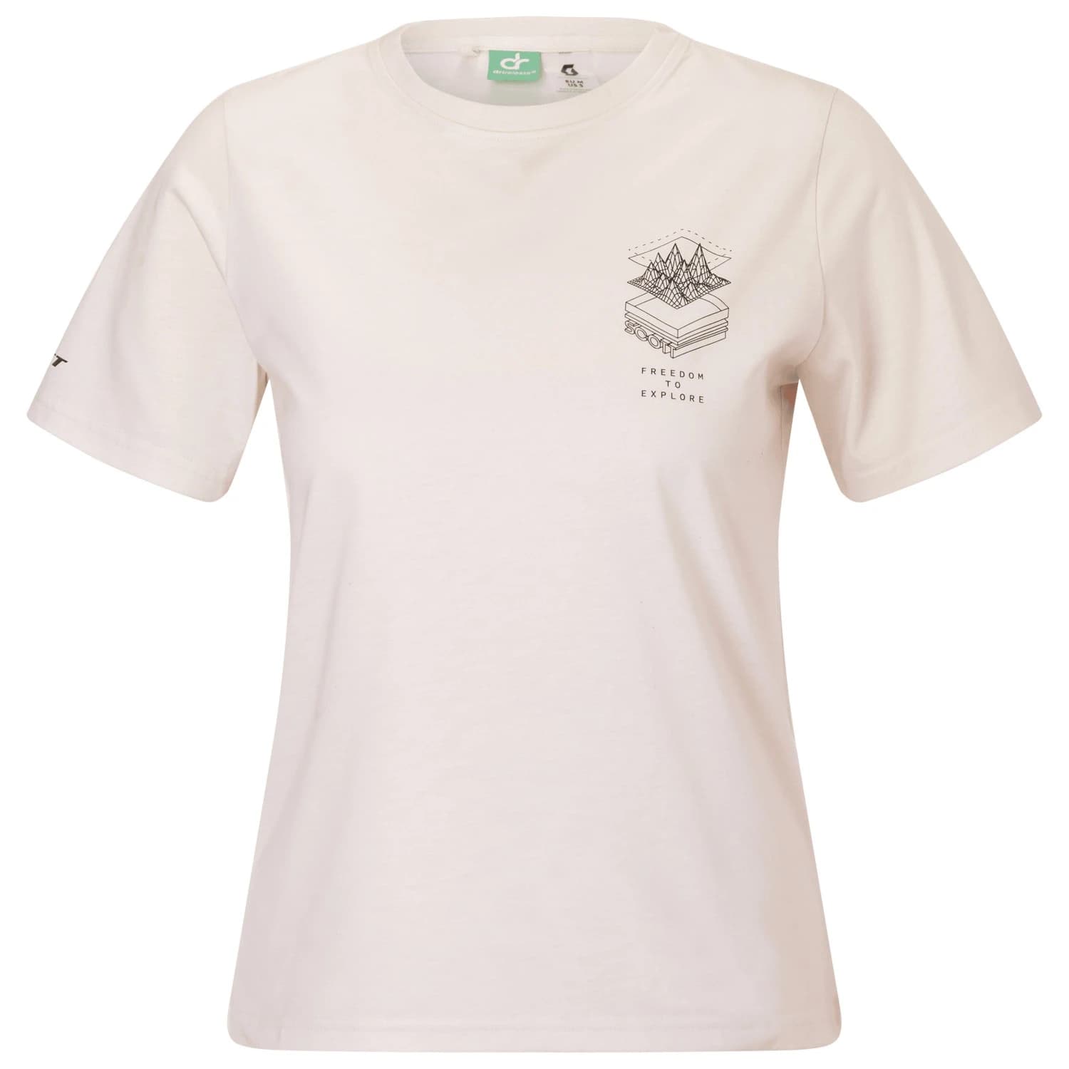 Дамска спортна тениска Scott Women's Tee Defined Dri S/S Sport shirt - Bliss Pink / Cotton White