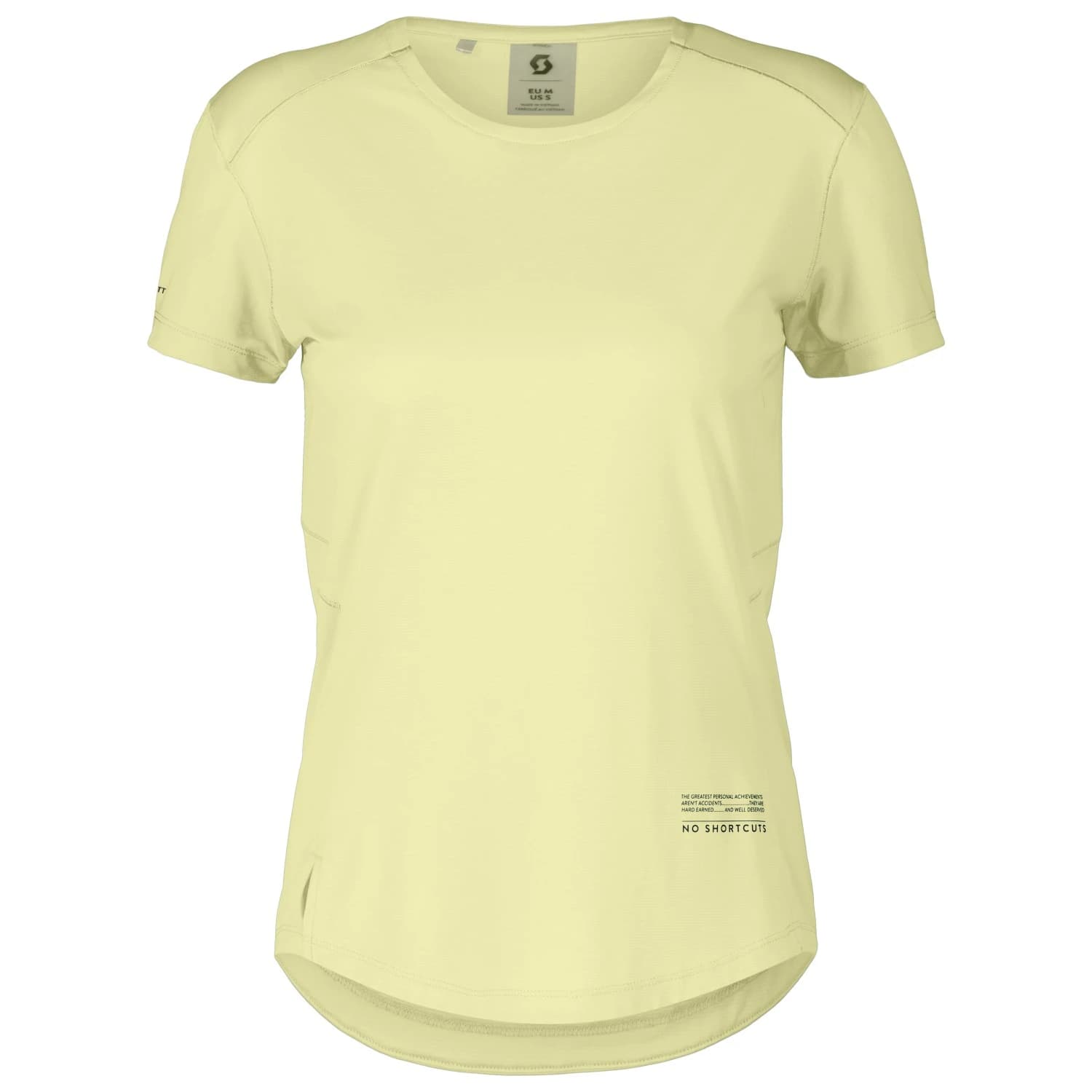 Дамска тениска Scott Women's Tee Endurance Tech S/S Running shirt - Pastel Yellow