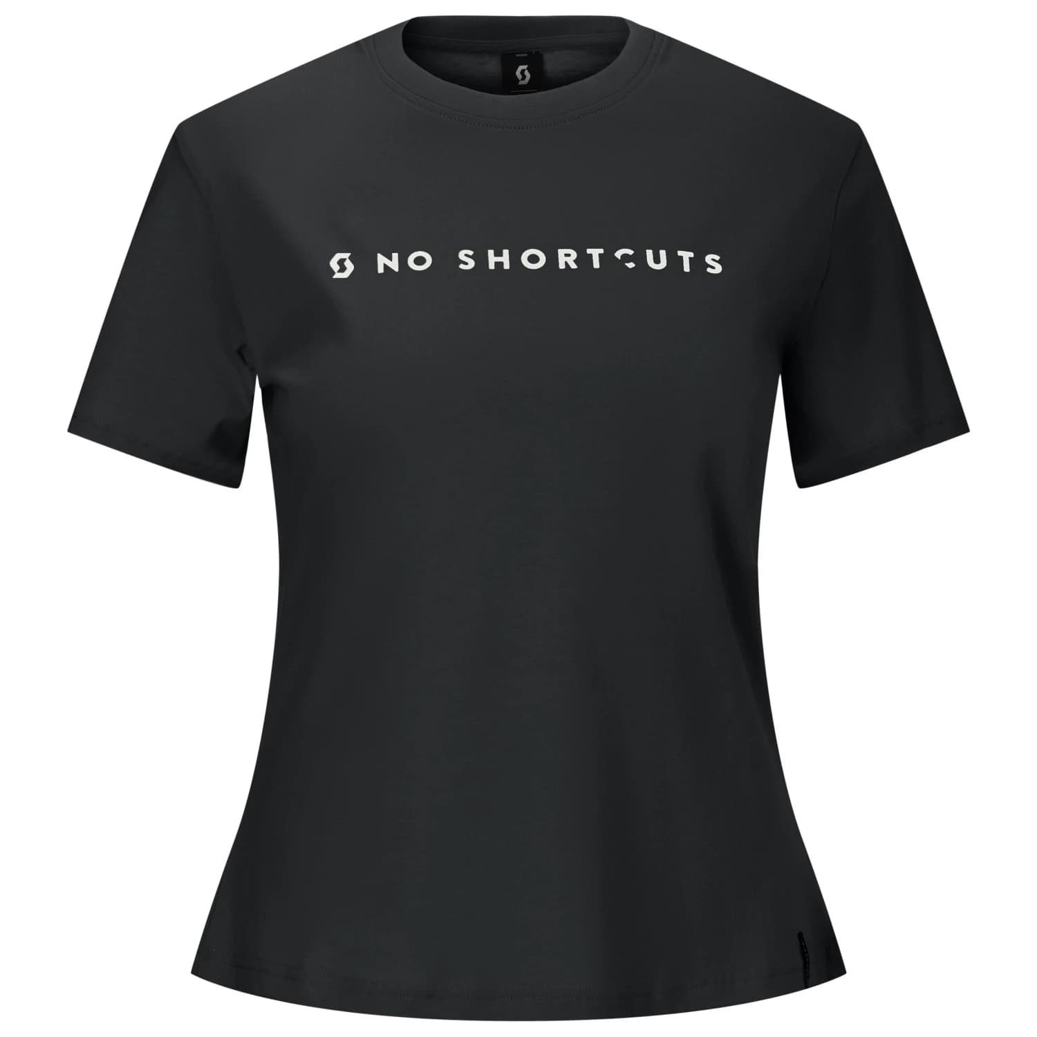 Дамска тениска Scott Women's Tee No Shortcuts S/S T-shirt - Black