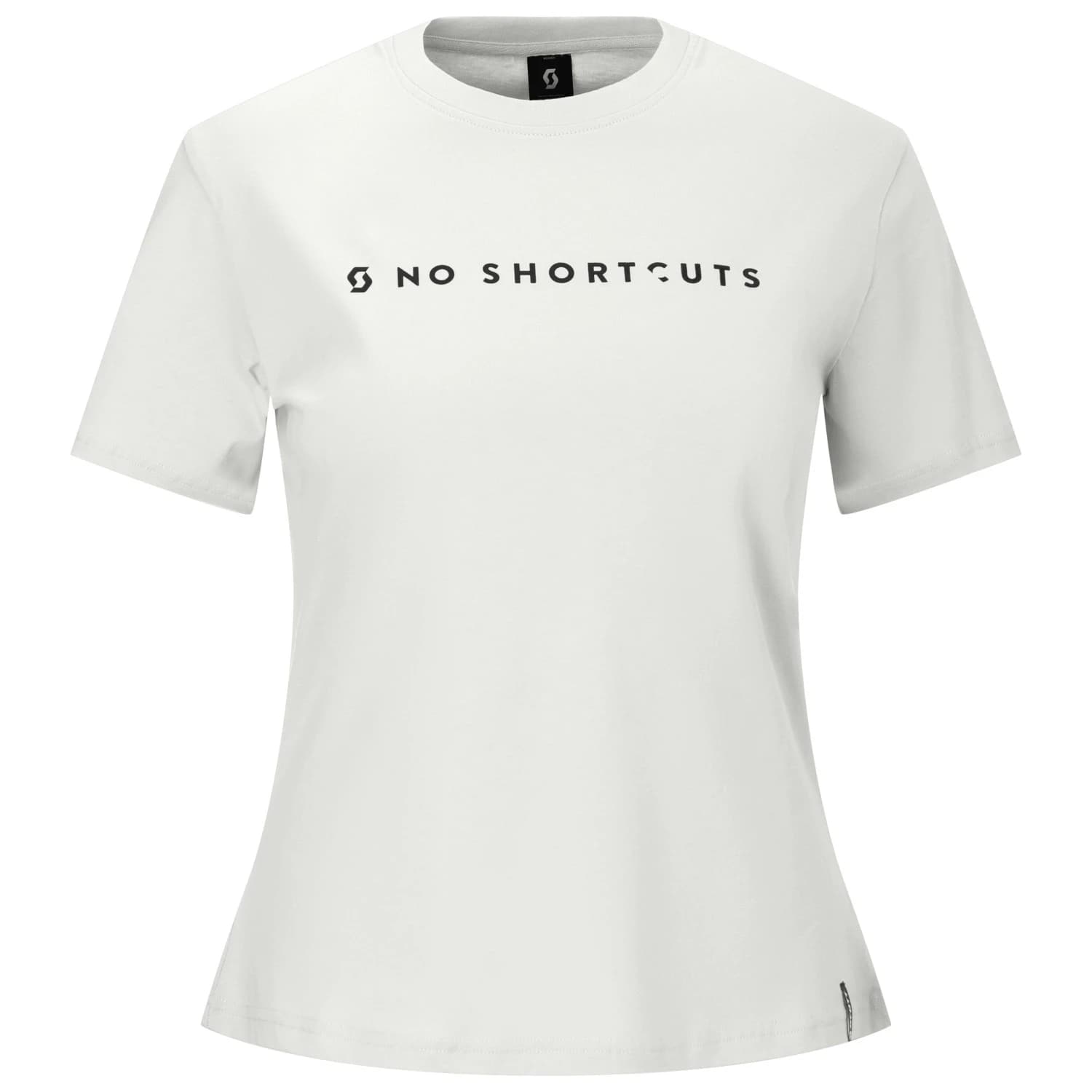 Дамска тениска Scott Women's Tee No Shortcuts S/S T-shirt - White